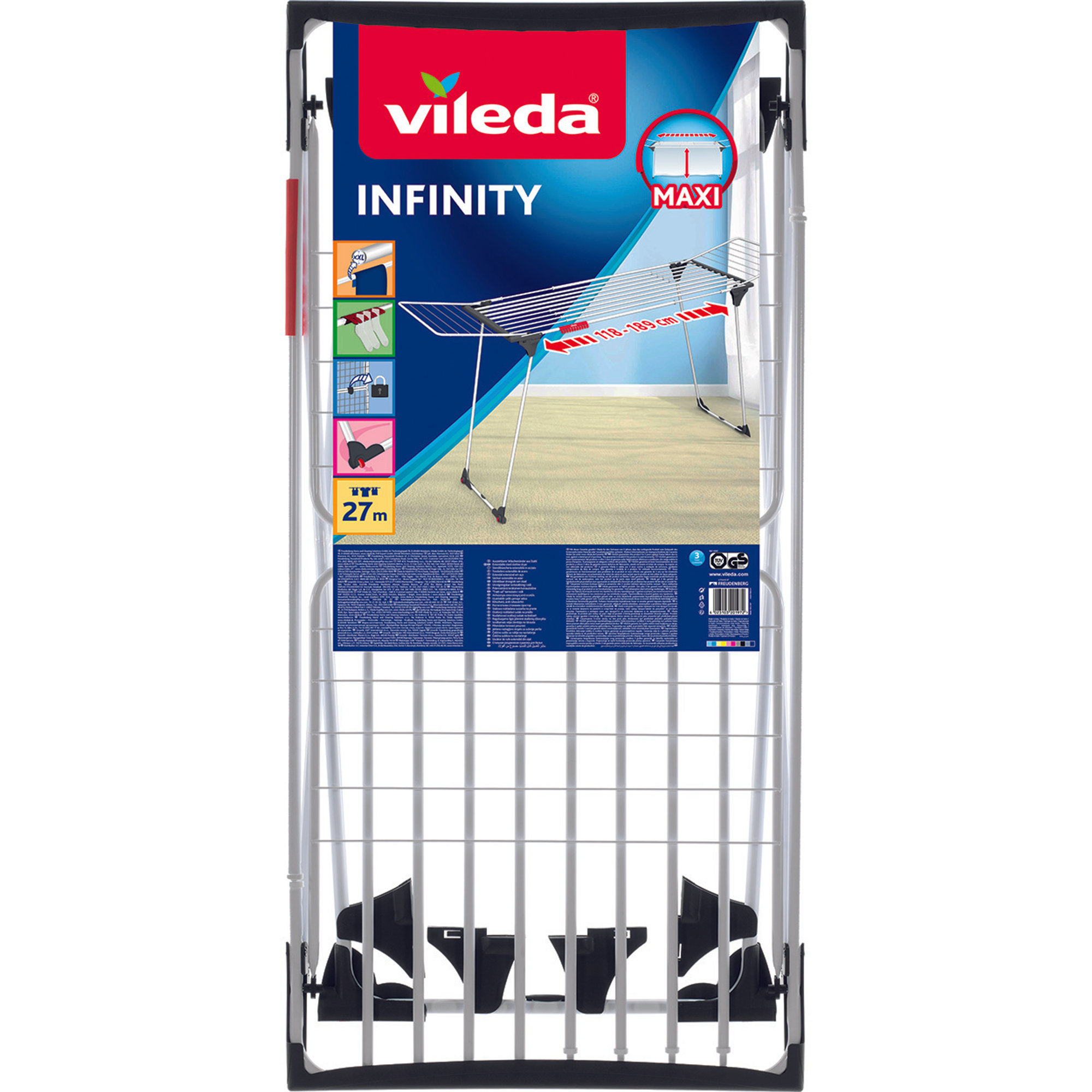 Tendedero extensible Vileda infinity VILEDA 2021 vista1