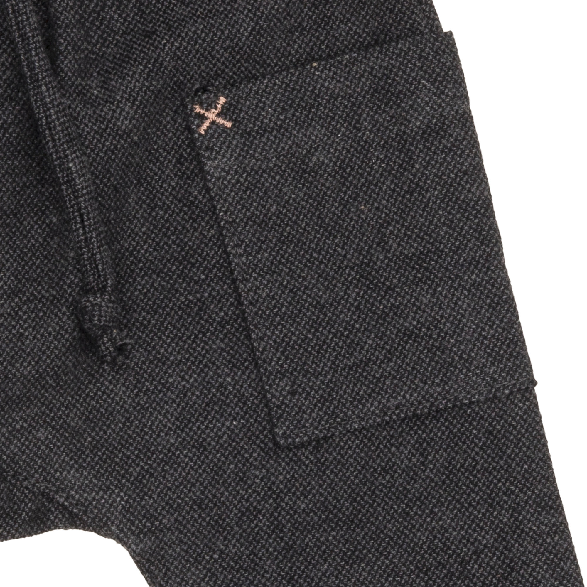 Pantaloni baggie grigi con bottoni Yellowsub vista1