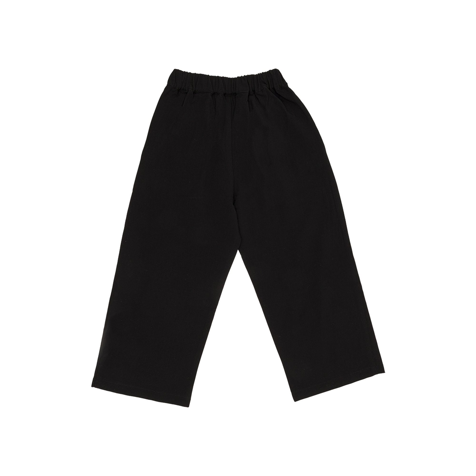 Pantaloni morbidi in viscosa neri Yellowsub vista2