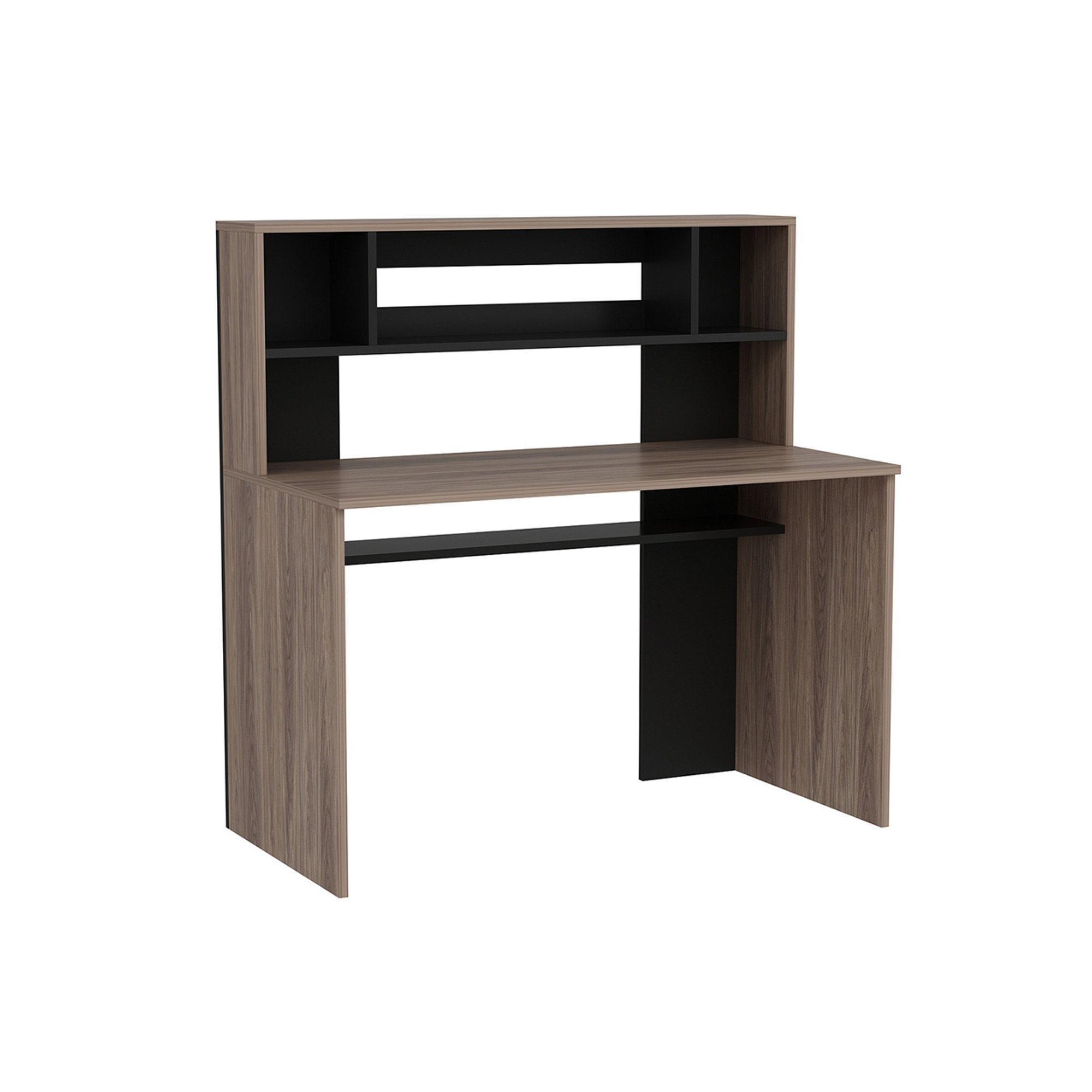 Scrivania Minoty, antracite/noce Manhattan Style vista0