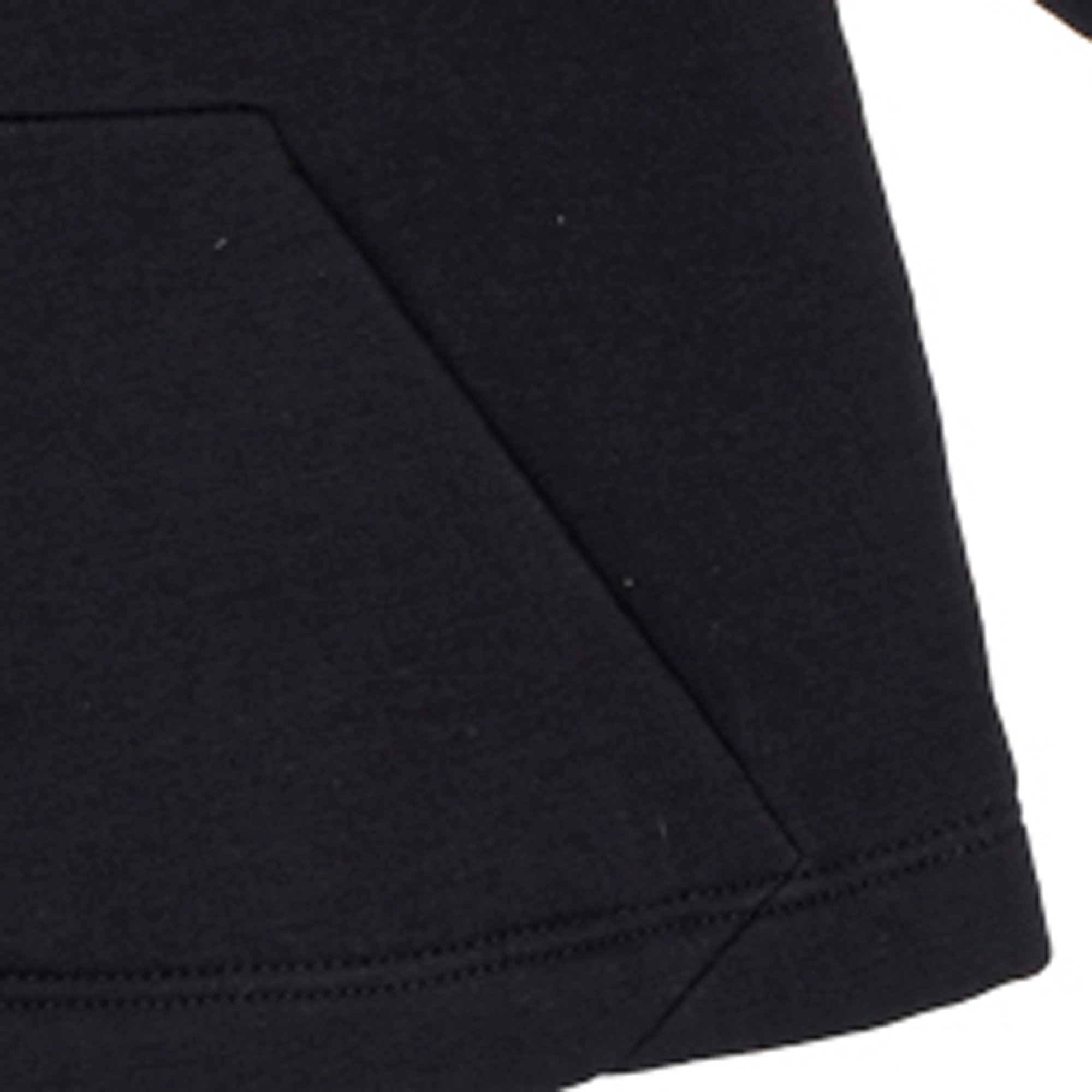 Giubbino in neoprene con cappuccio e zip centrale nero TOURISTE vista2