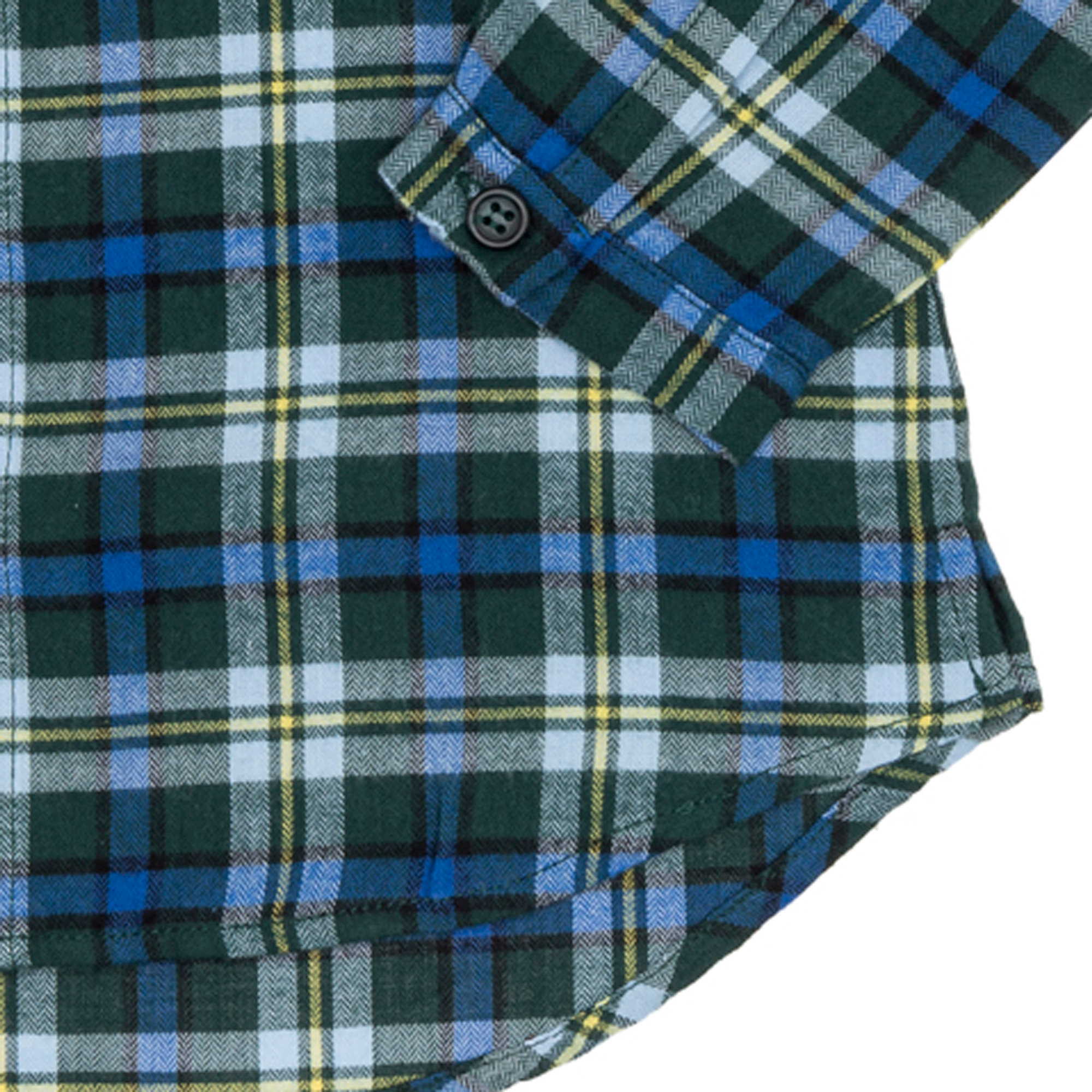 Camicia check a maniche lunghe con coreana multicolor TOURISTE vista1