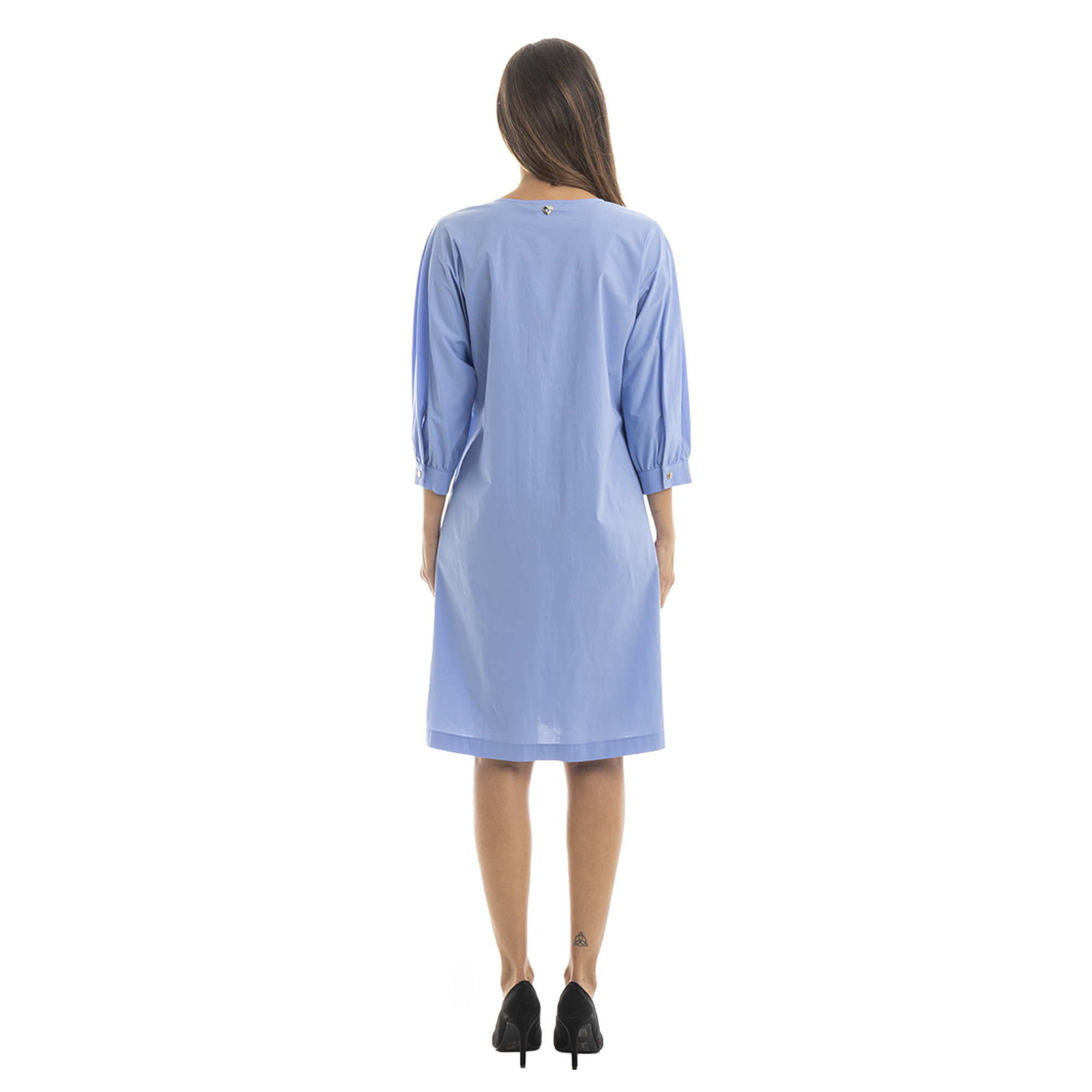 Vestito a tinta unita carta da zucchero Twinset vista3