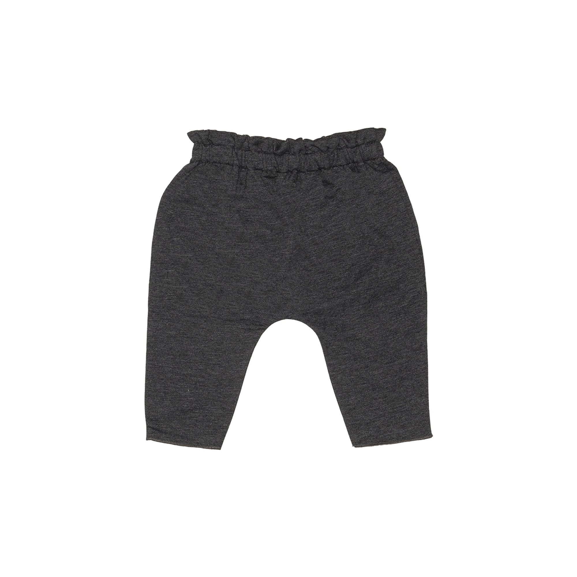 Pantalone baby grigio con elastico arricciato FRUGOO vista0