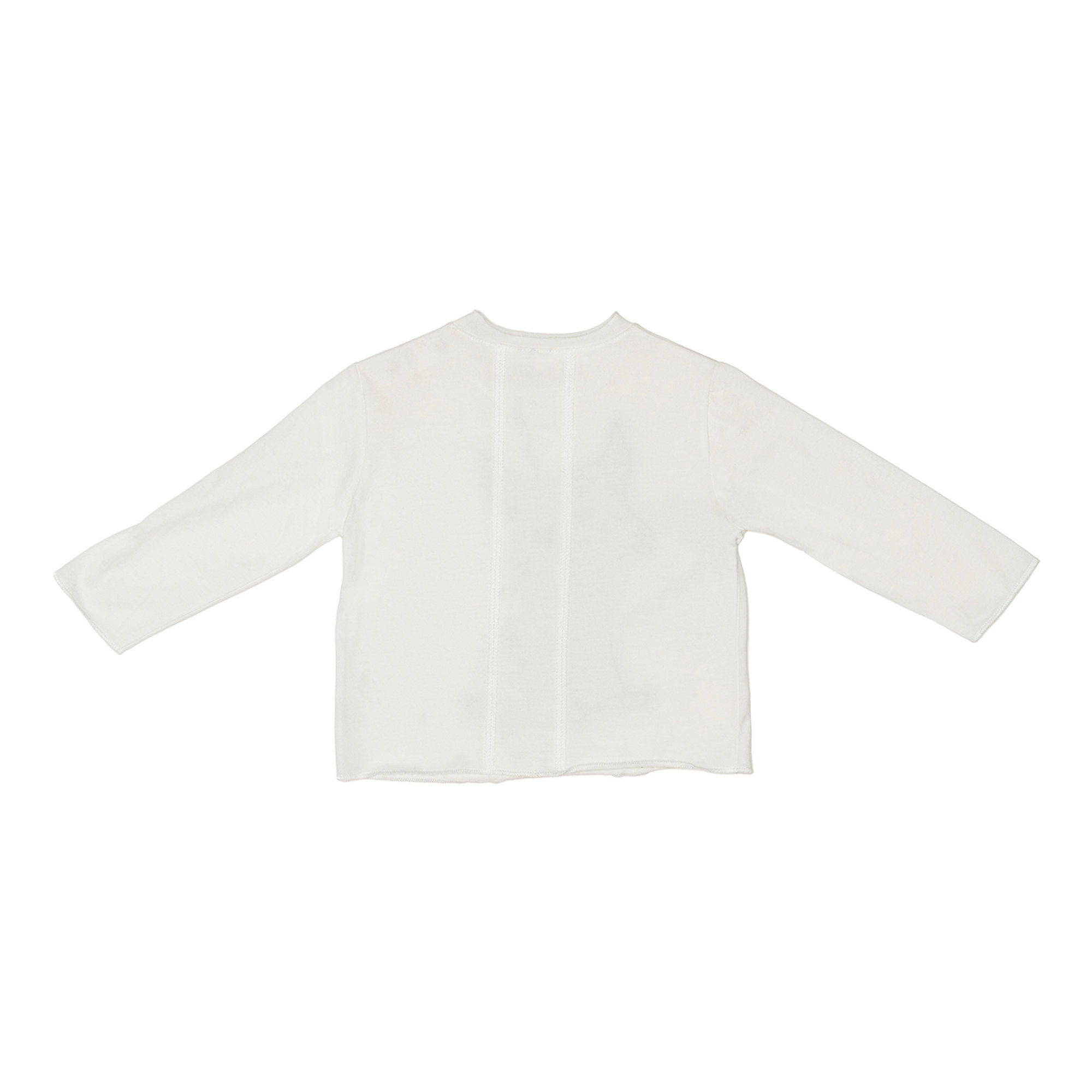 T-shirt bianca con gattina FRUGOO vista1