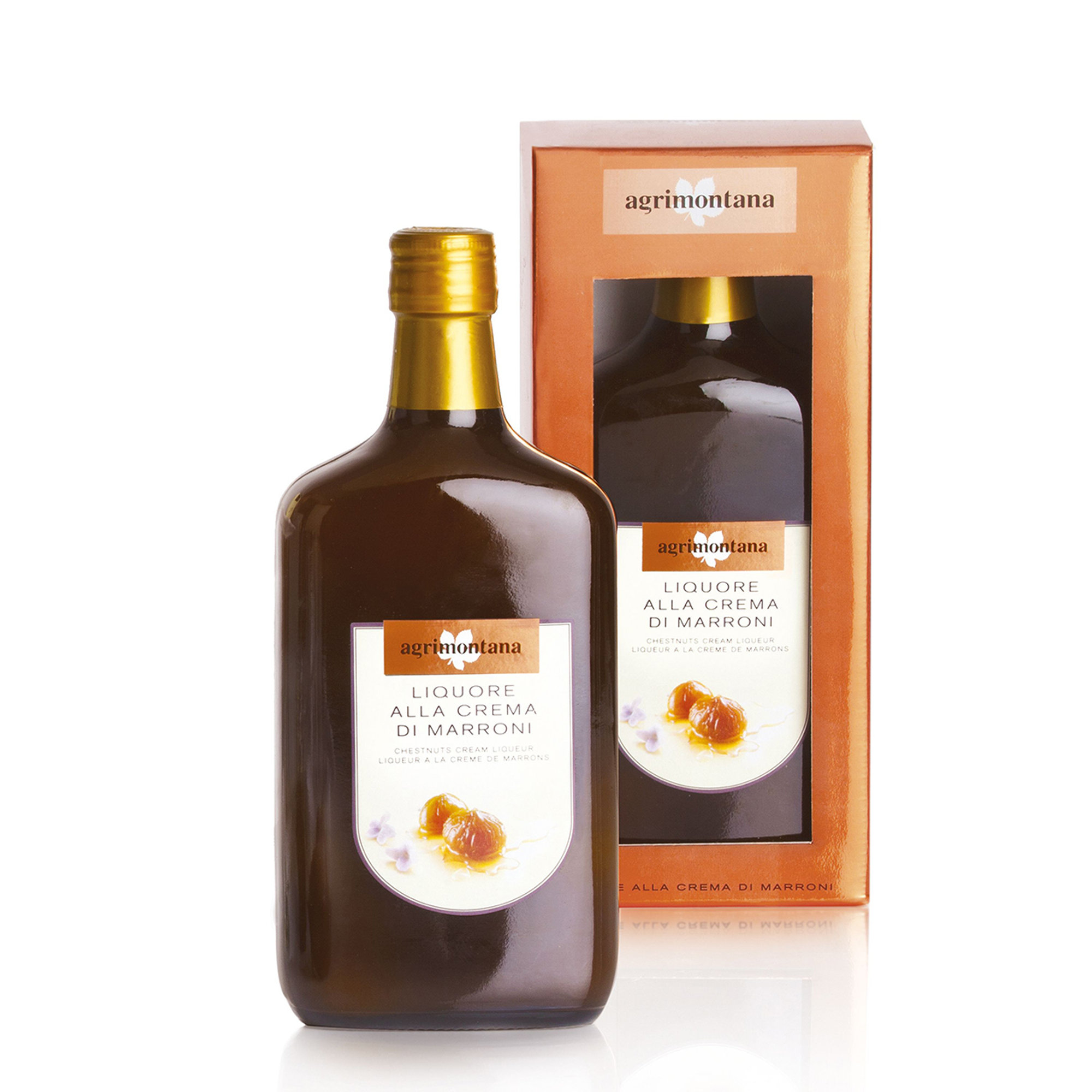 1 bottle - Cream Liqueur of Brown 70 cl Agrimontana vista0