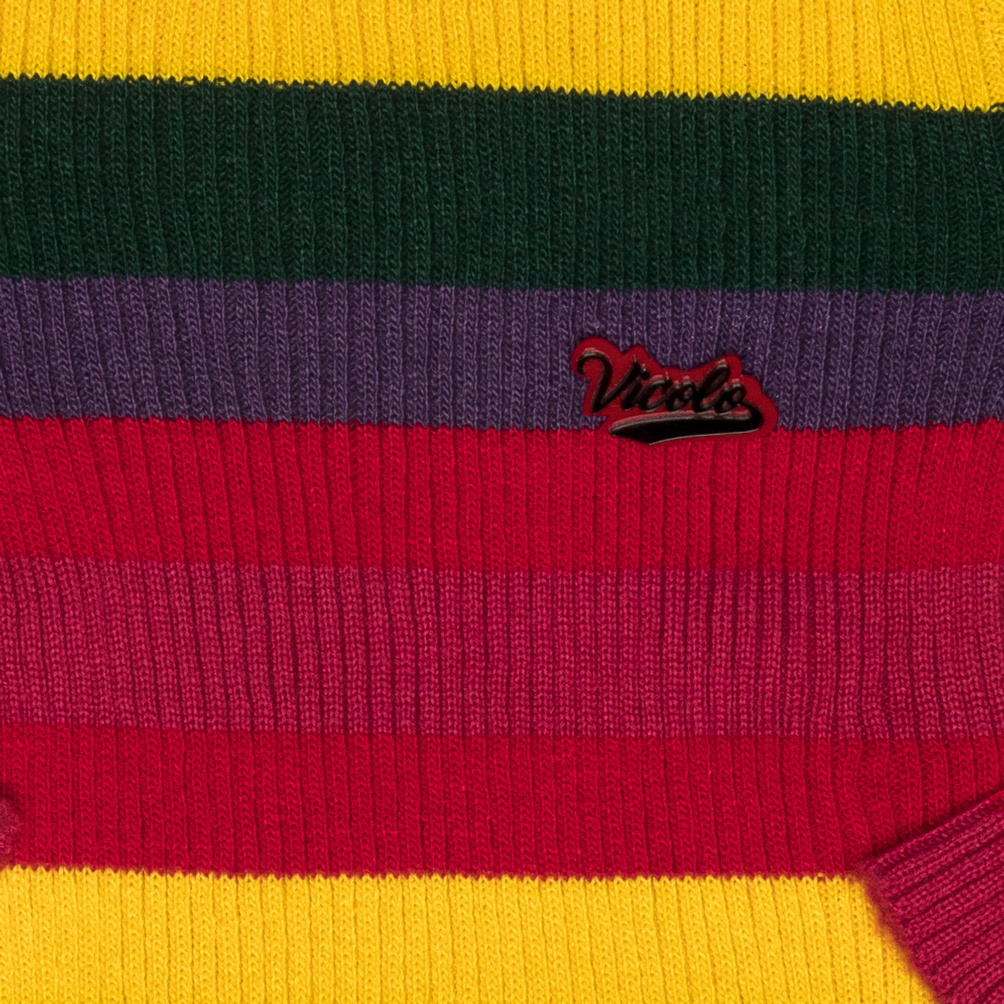 Maglione a righe multicolor Vicolo vista2