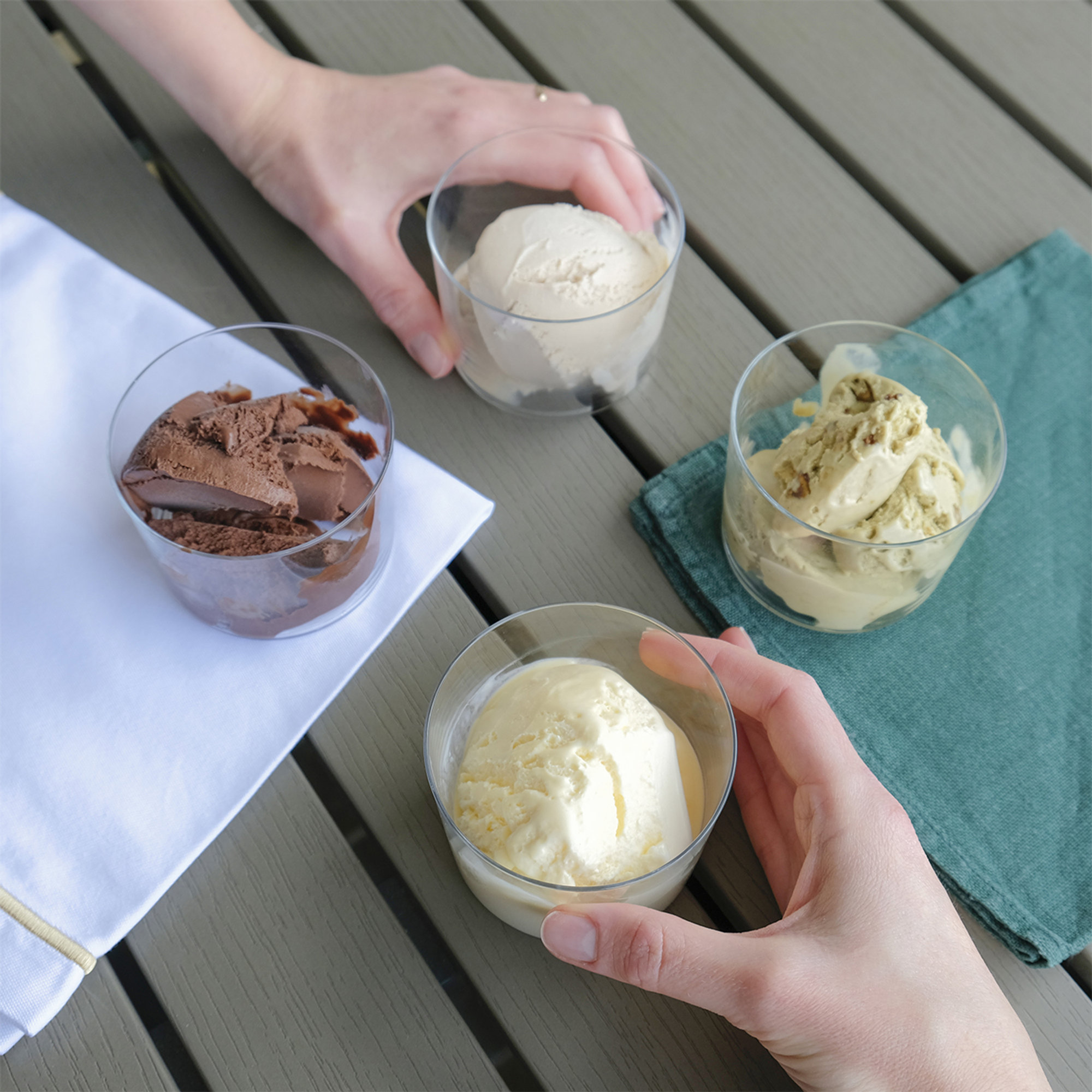 Pistache - bereiding voor ijs 1 l Gelato Libre Domori vista13