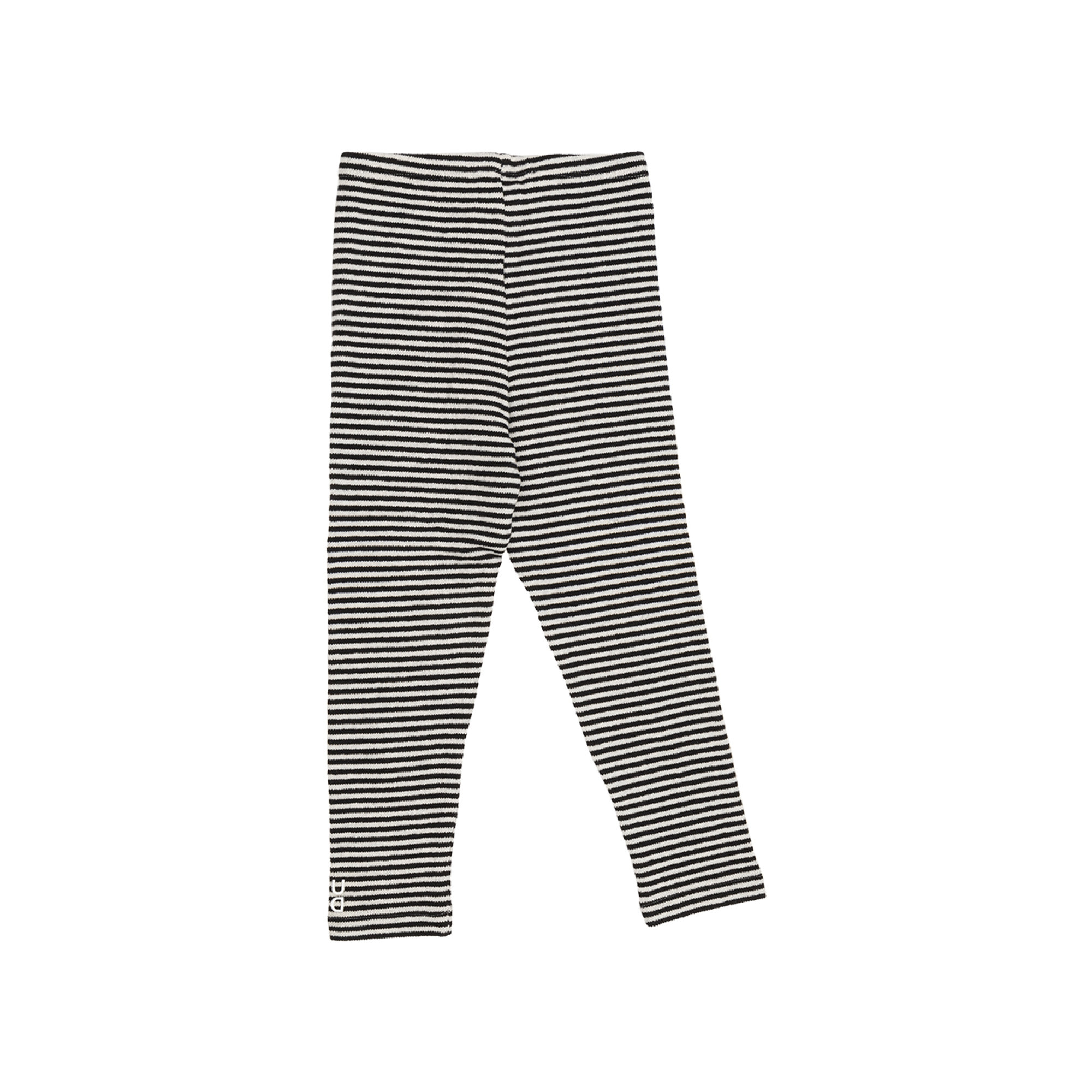 Legging a righe bianche e nere DOUUOD vista1