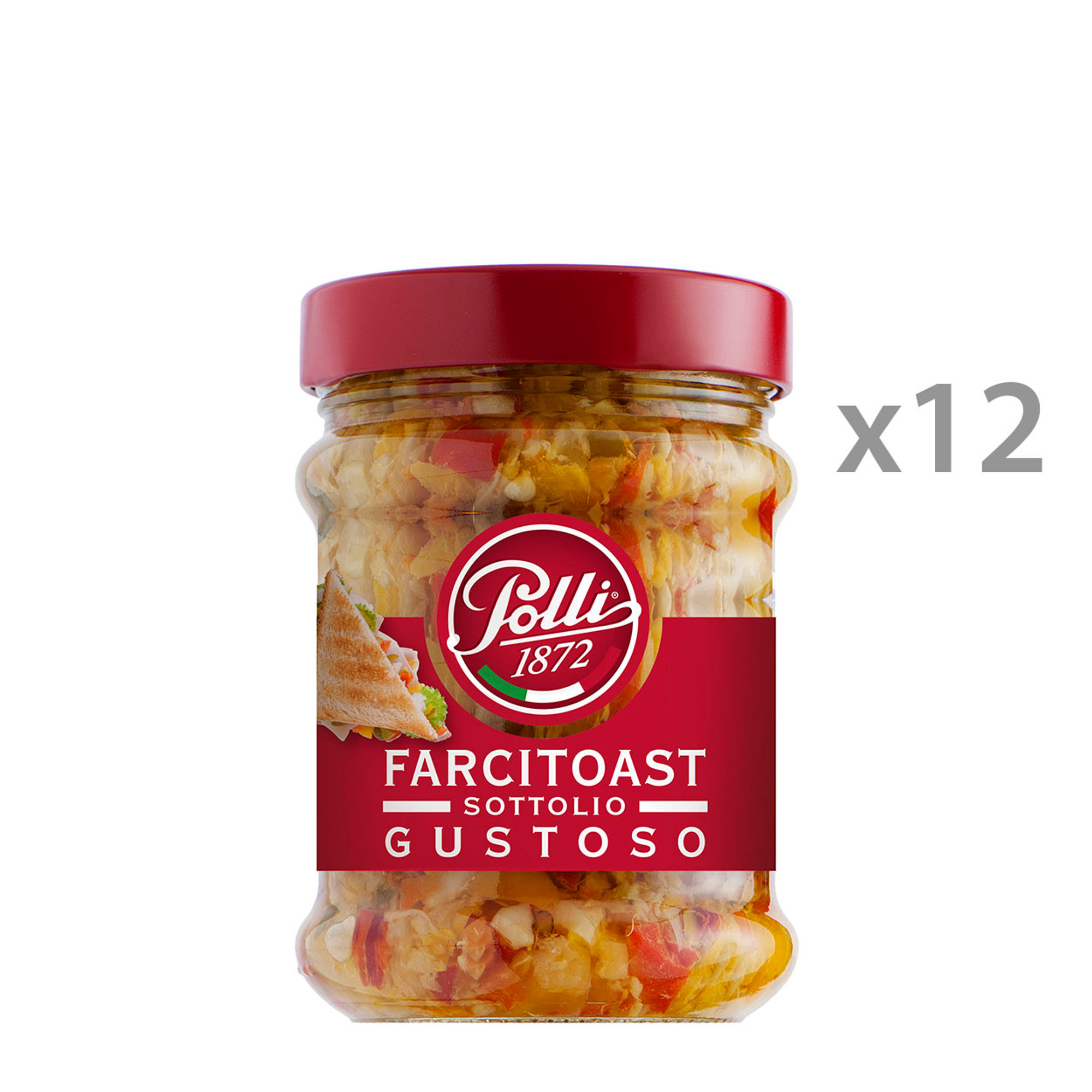 12 vasetti - Farcitoast gustoso 285 gr Polli vista0