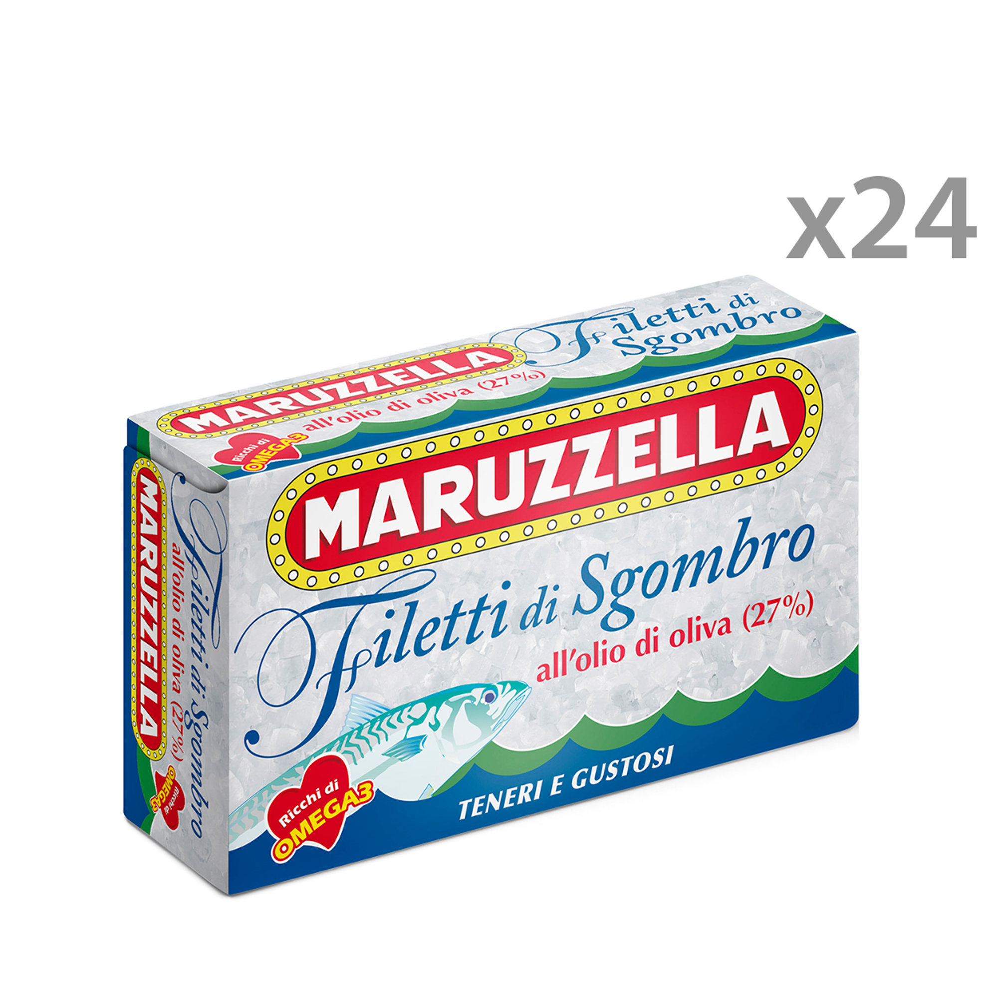 24 confezioni - Filetti di Sgombro Maruzzella 125 gr Maruzzella vista0