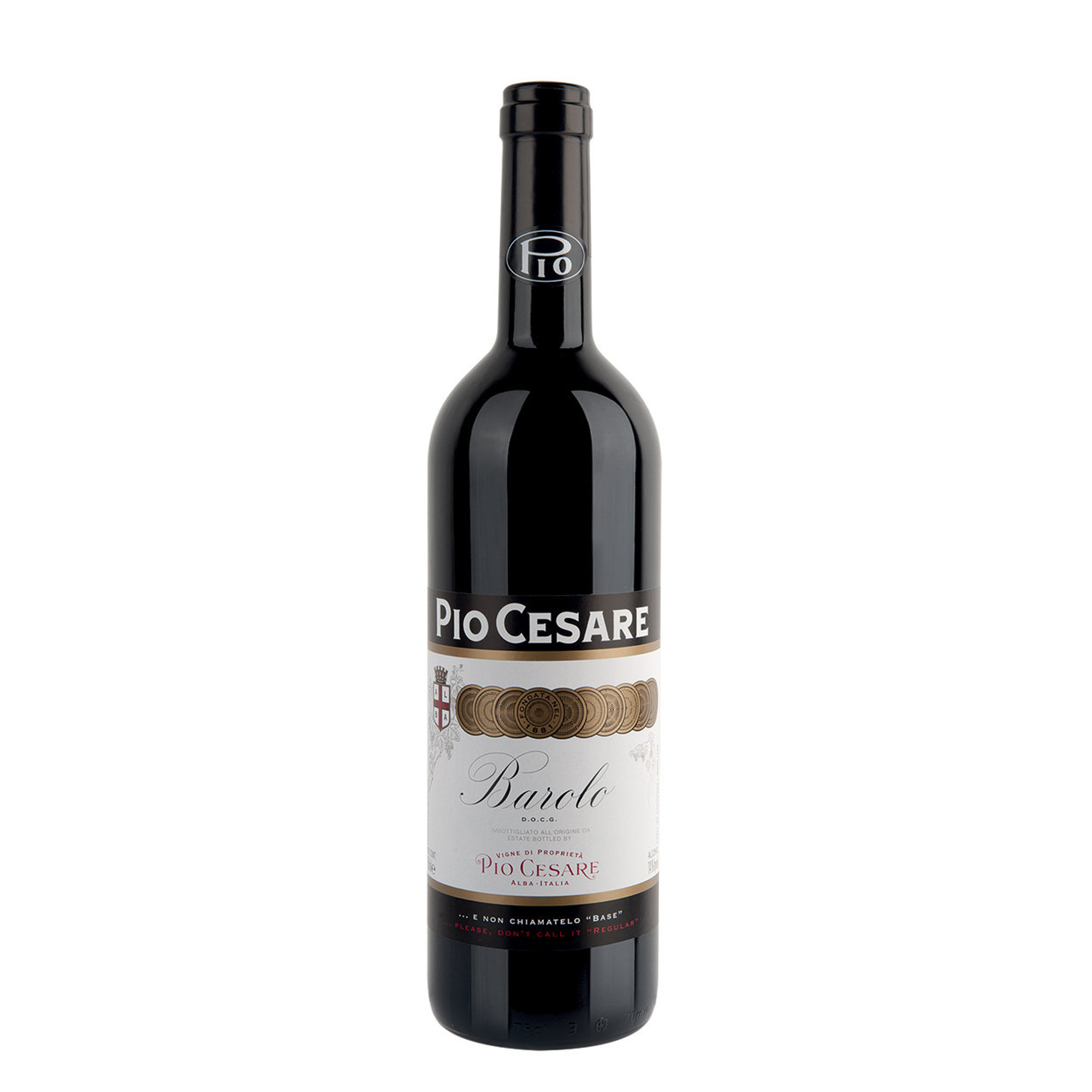 2 bottiglie miste: Barolo DOCG 2018 - Barbera d''Alba DOC 2020 con cassa in legno Pio Cesare vista1