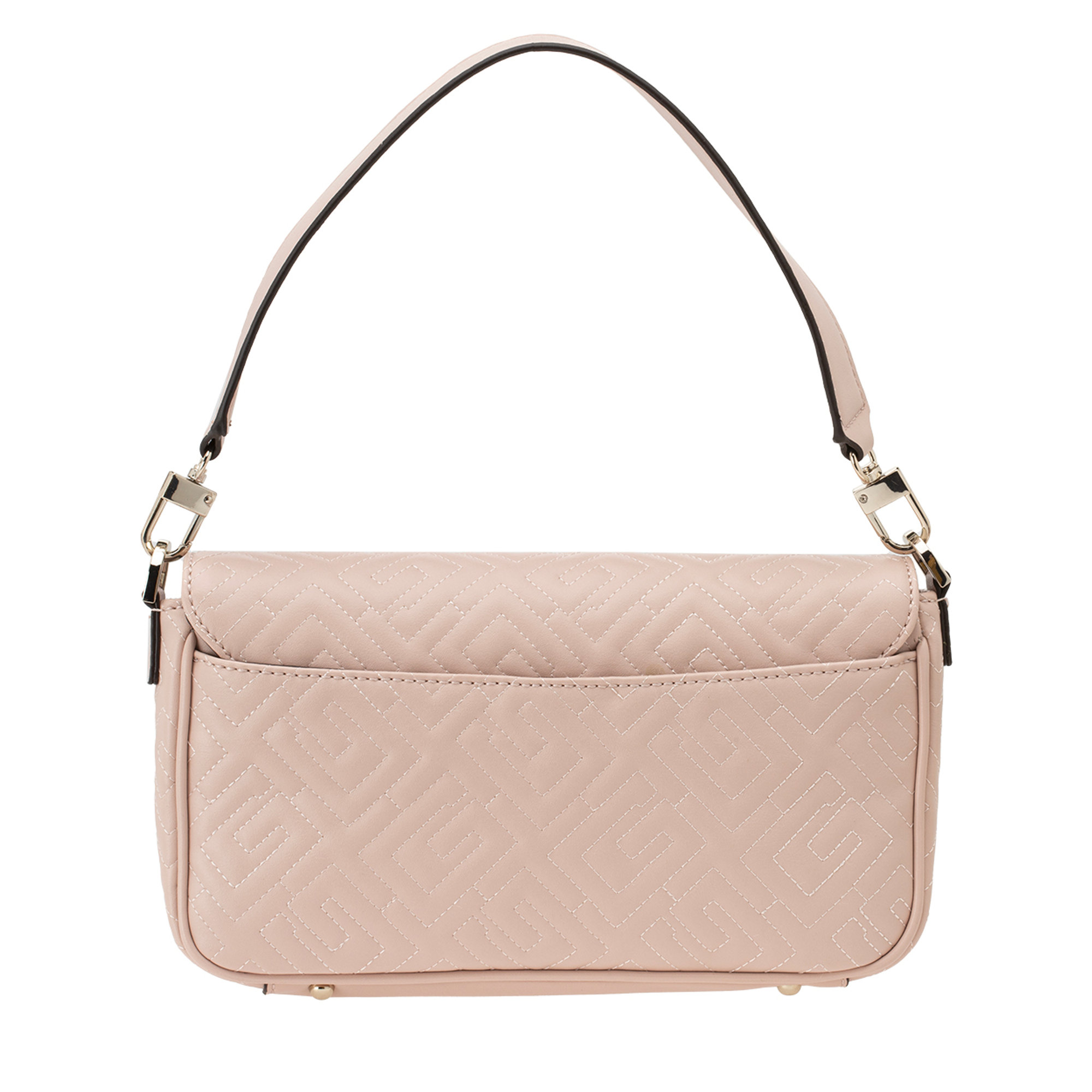 Borsa a tracolla trapuntata rosa cipria Guess  vista2