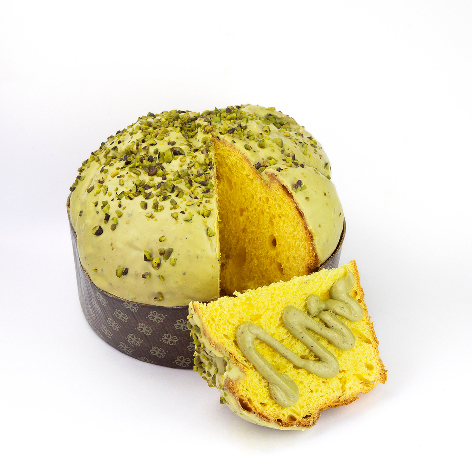 Panettone Sublime al Pistacchio 1 kg - Crema spalmabile di Pistacchio 200 gr Taibi vista2