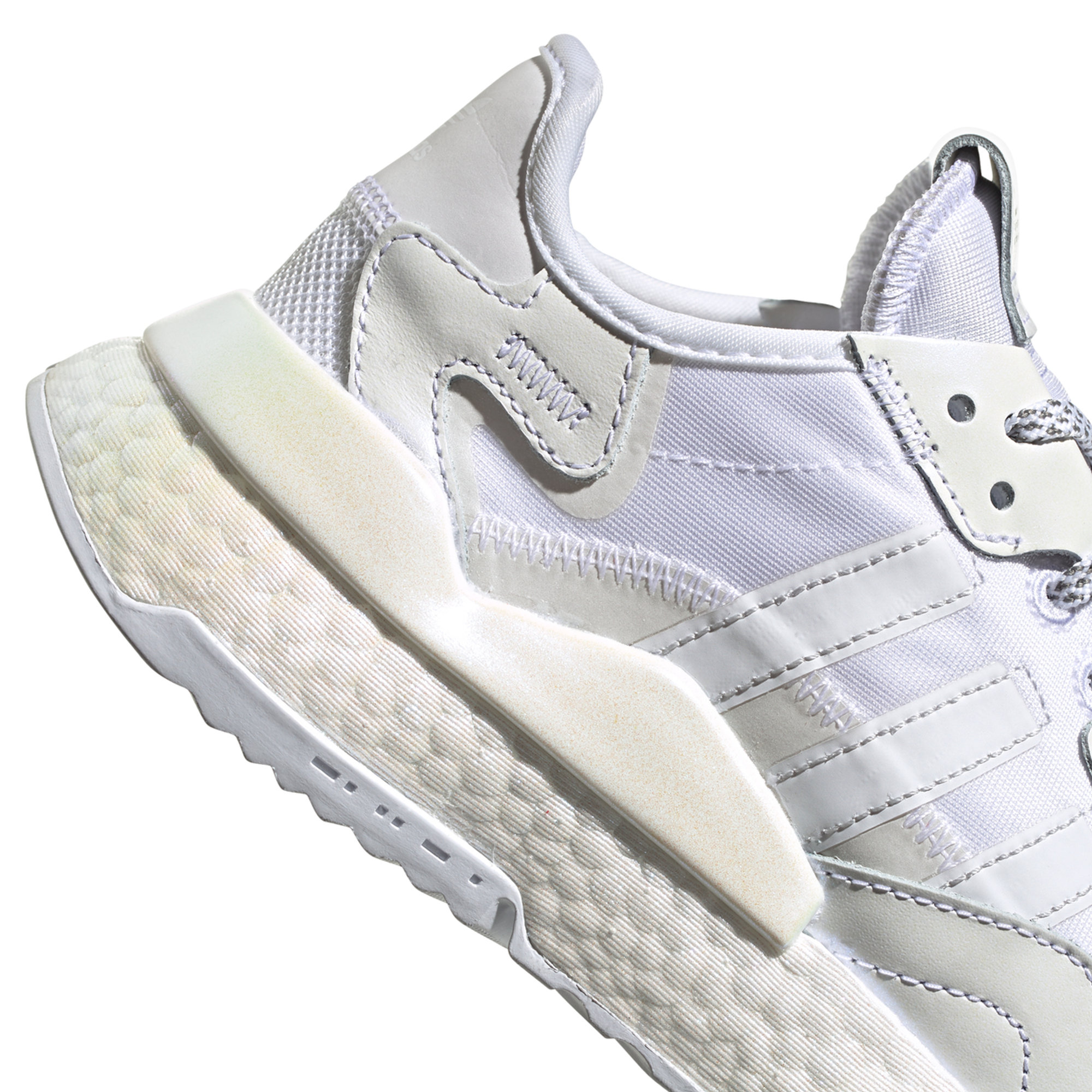 NITE JOGGER bianche in pelle e tessuto ADIDAS vista4
