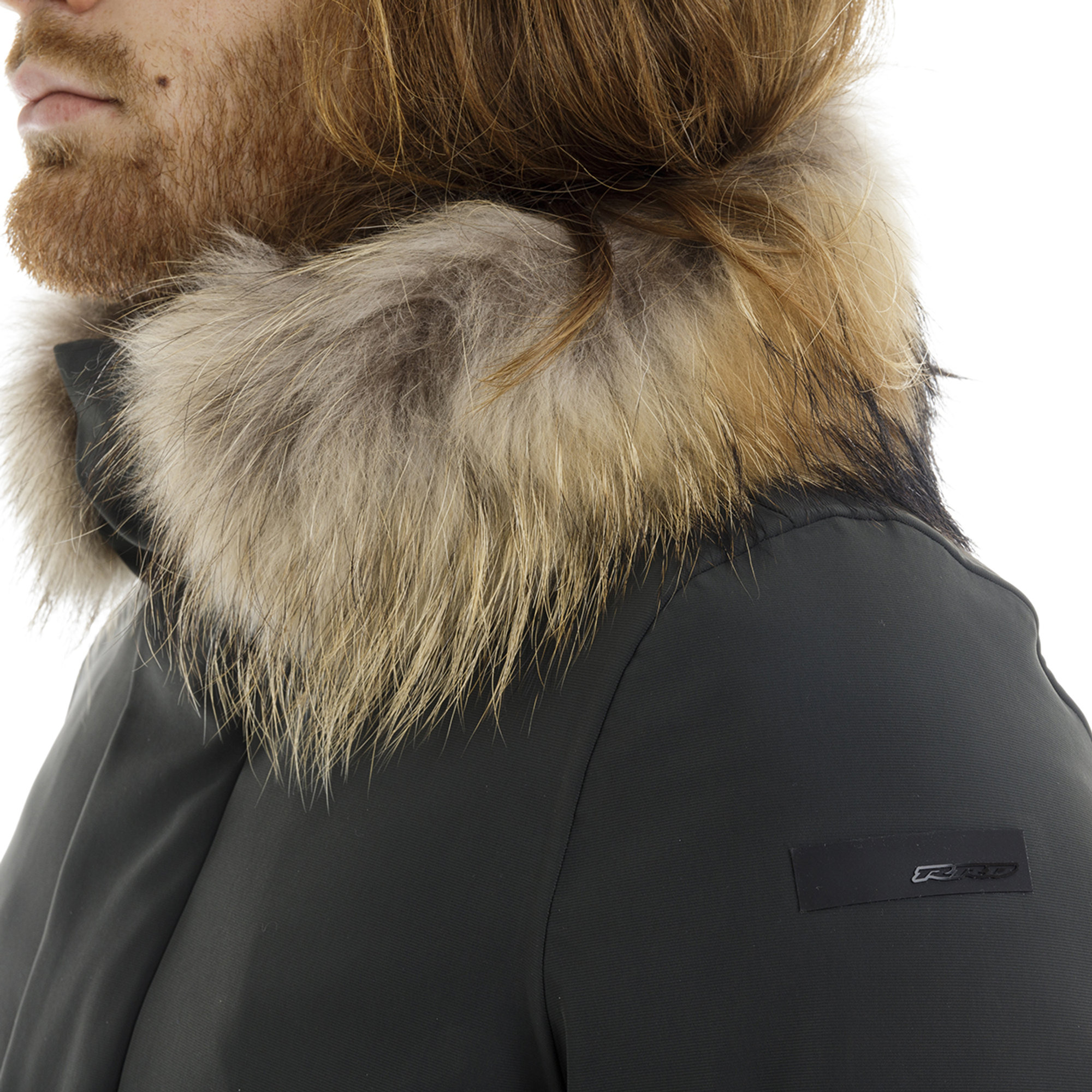 Giubbotto Winter eskimo fur verde scuro RRD  vista3
