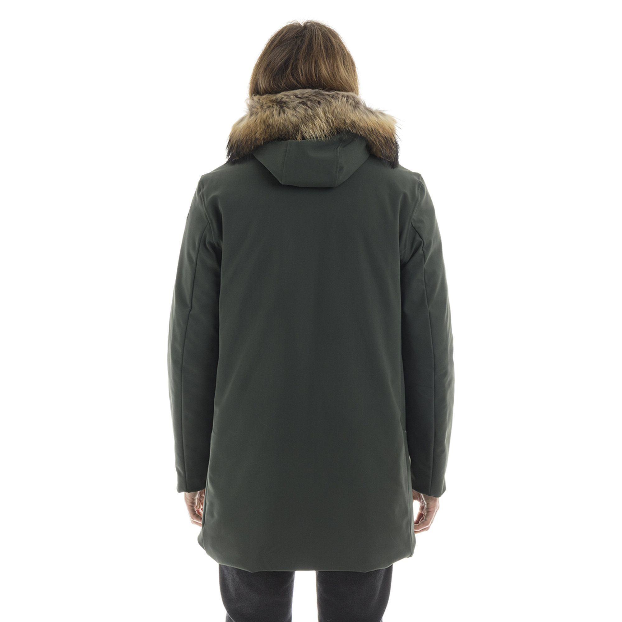Giubbotto Winter eskimo fur verde foresta RRD  vista2