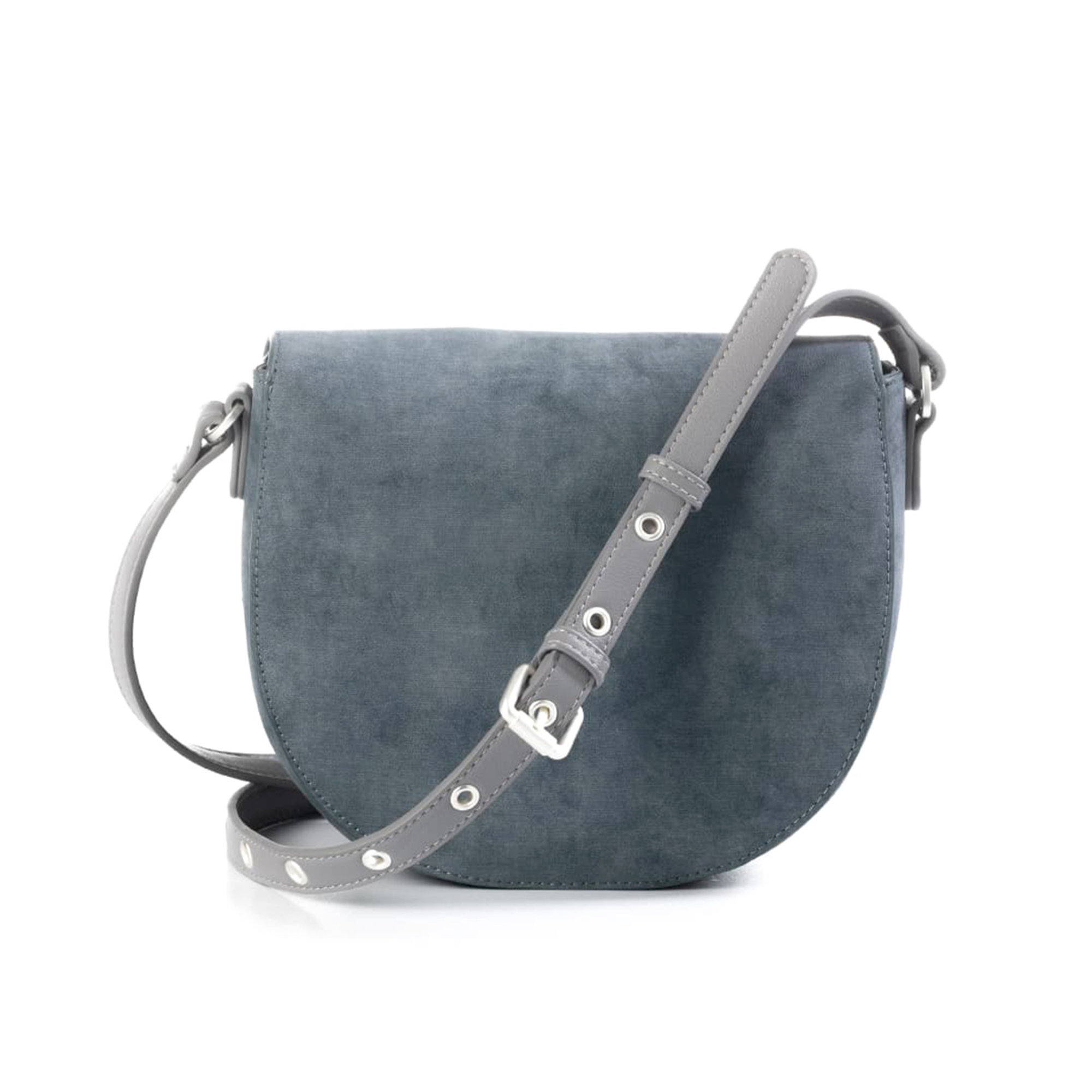 Borsa a tracolla La Divina Monnalisa indaco Miomojo vista3
