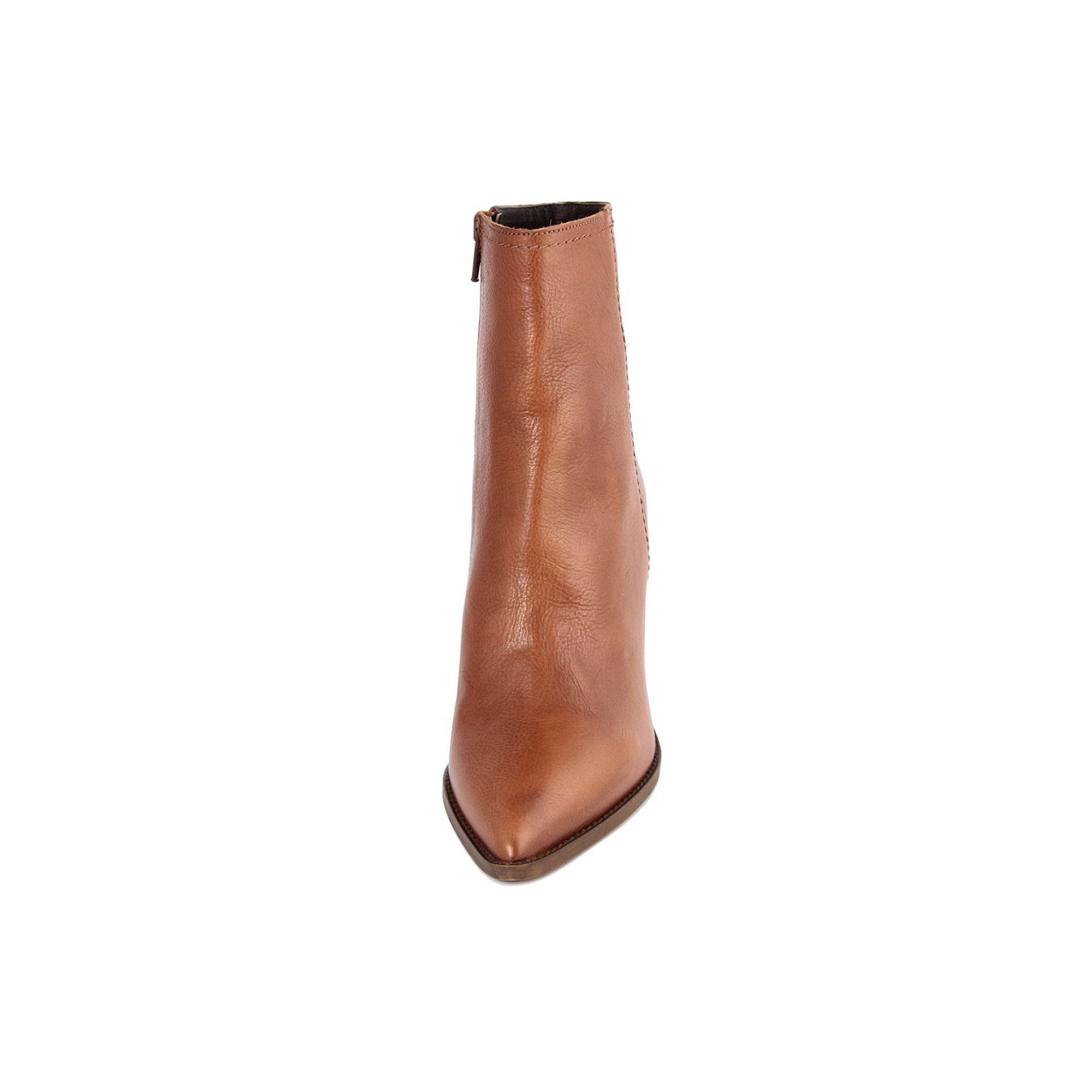 Stivaletti alti in pelle biscotto effetto used Cold Out Scarpe vista3