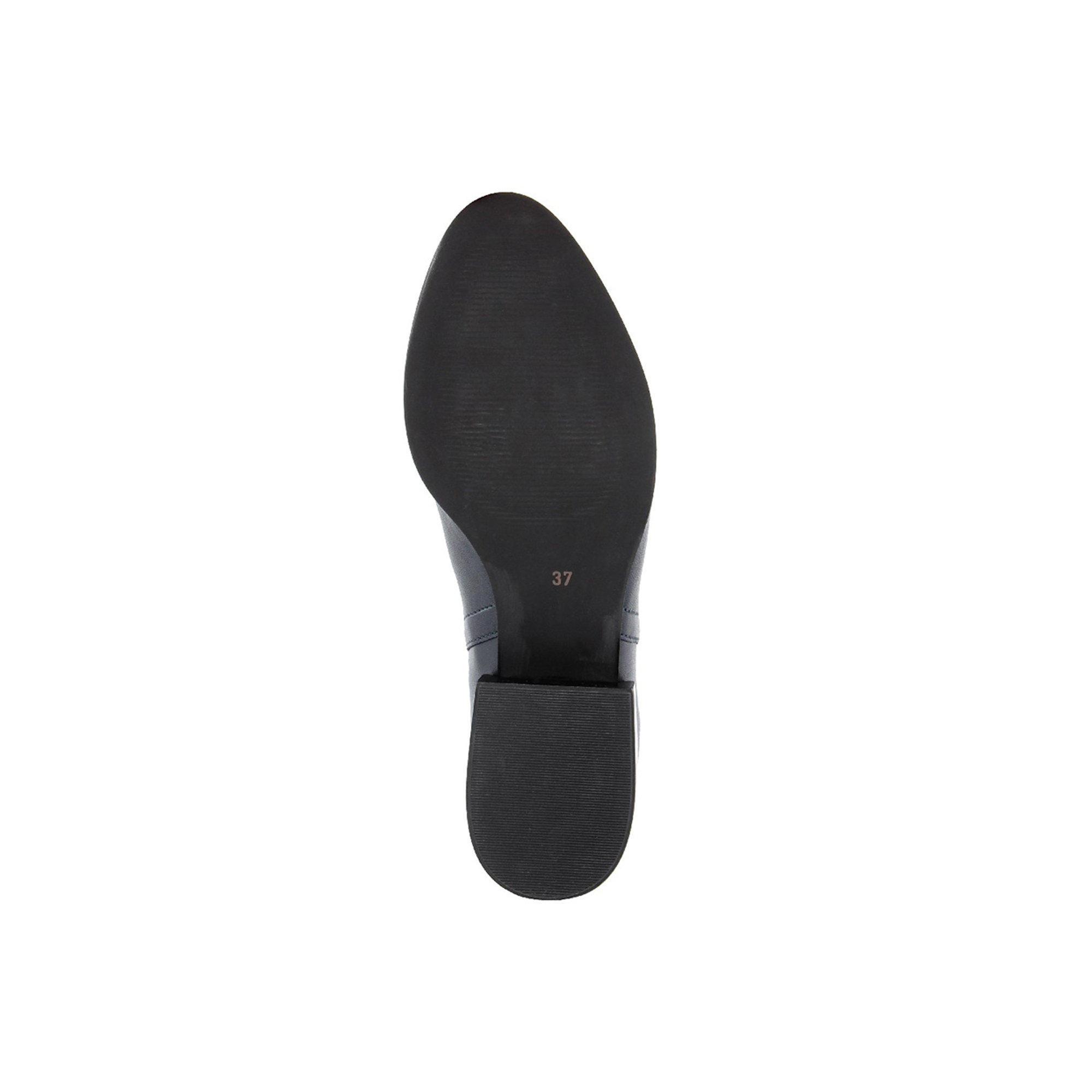 Stivaletti in pelle blu con zip sul retro Cold Out Scarpe vista1