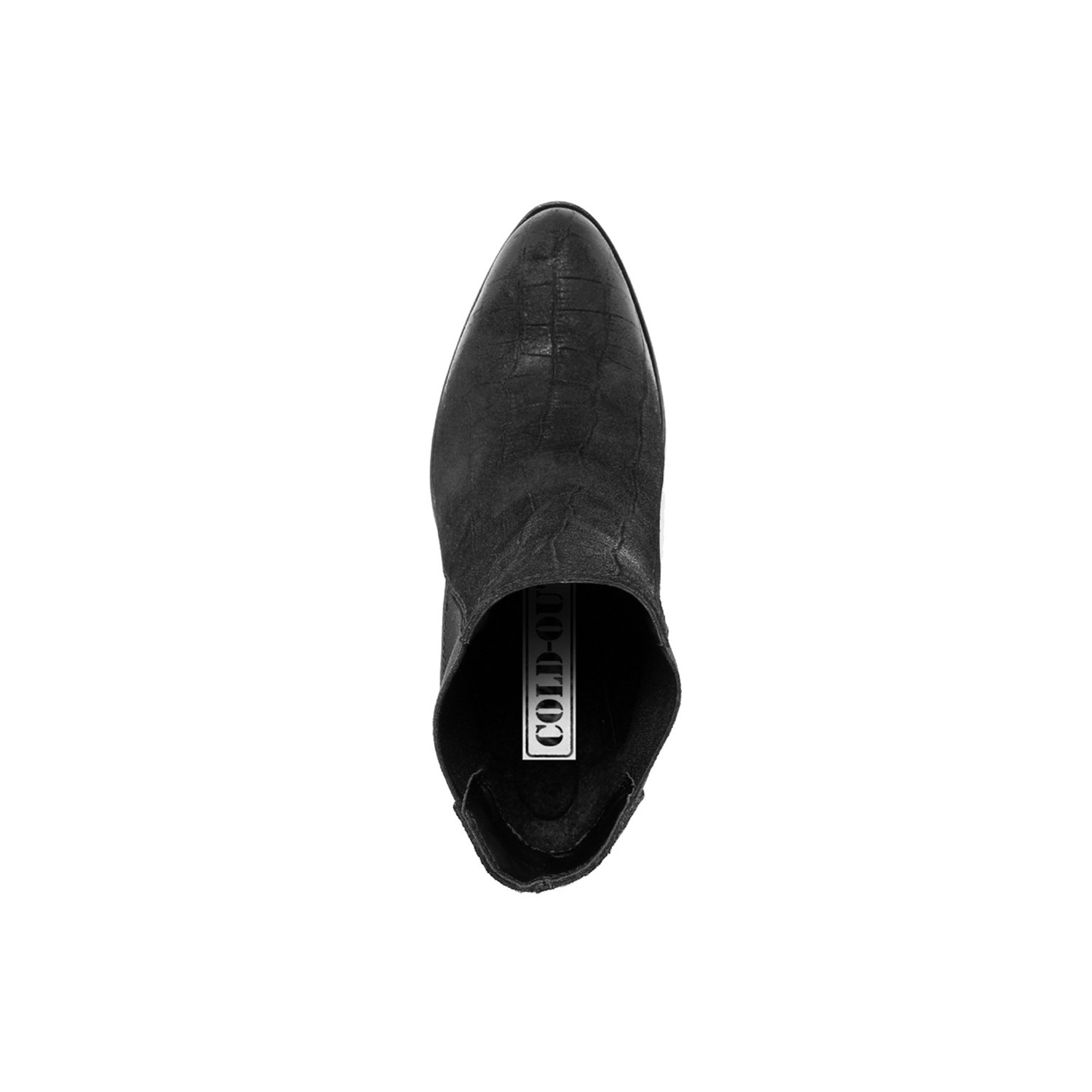 Stivaletti in camoscio delavè stampa cocco neri Cold Out Scarpe vista2