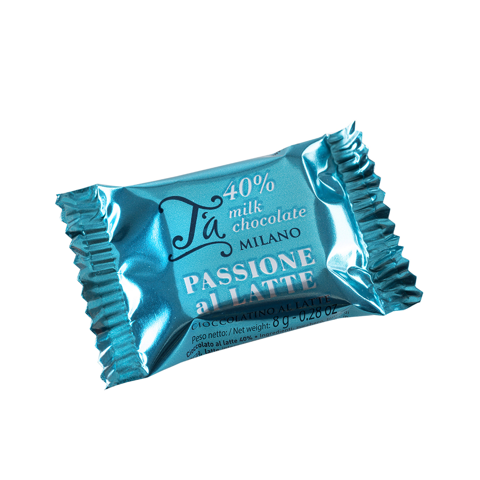 60 cioccolatini al latte 40%, 8 gr cad T'a Milano vista0