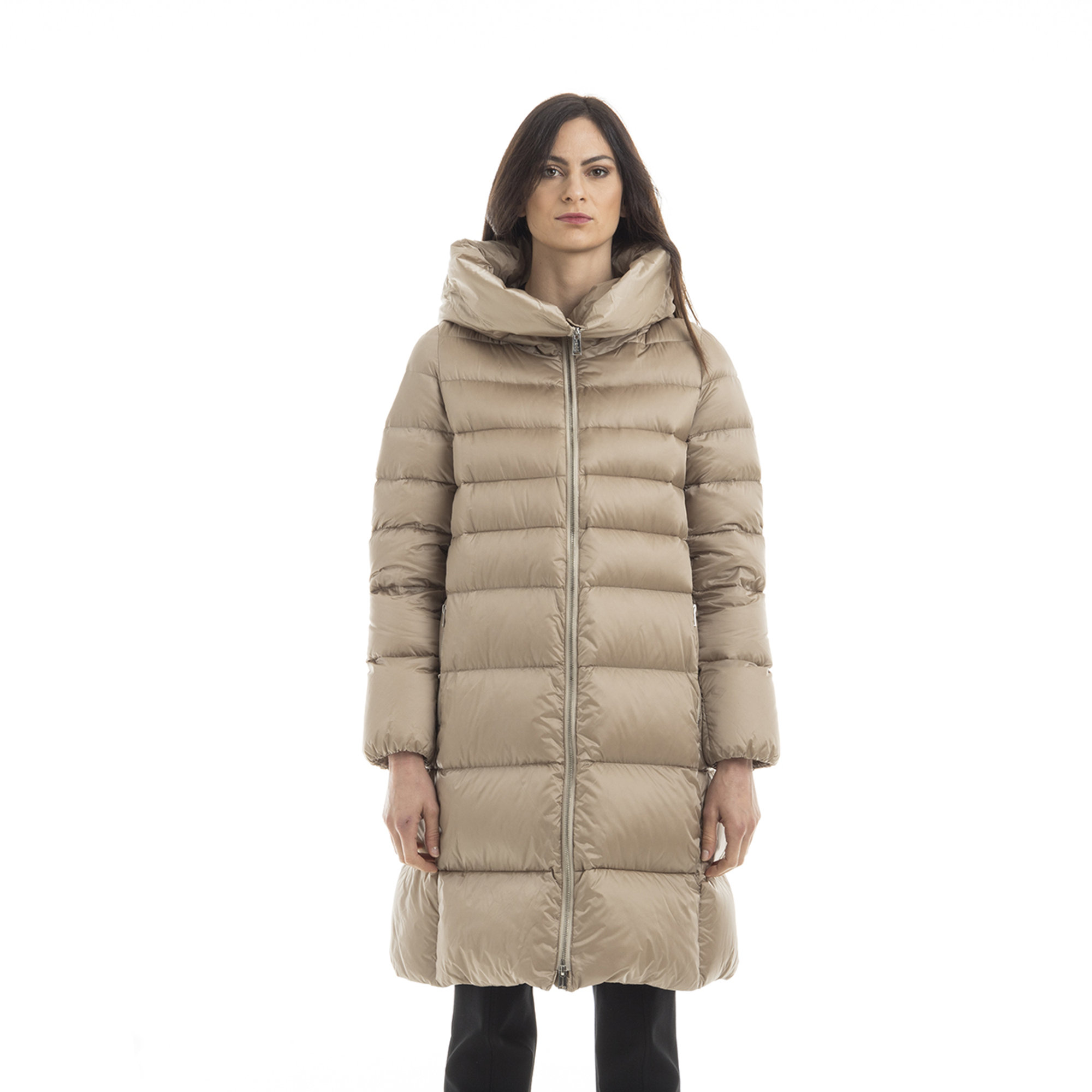 Piumino a trapunta orizzontale beige Add vista0