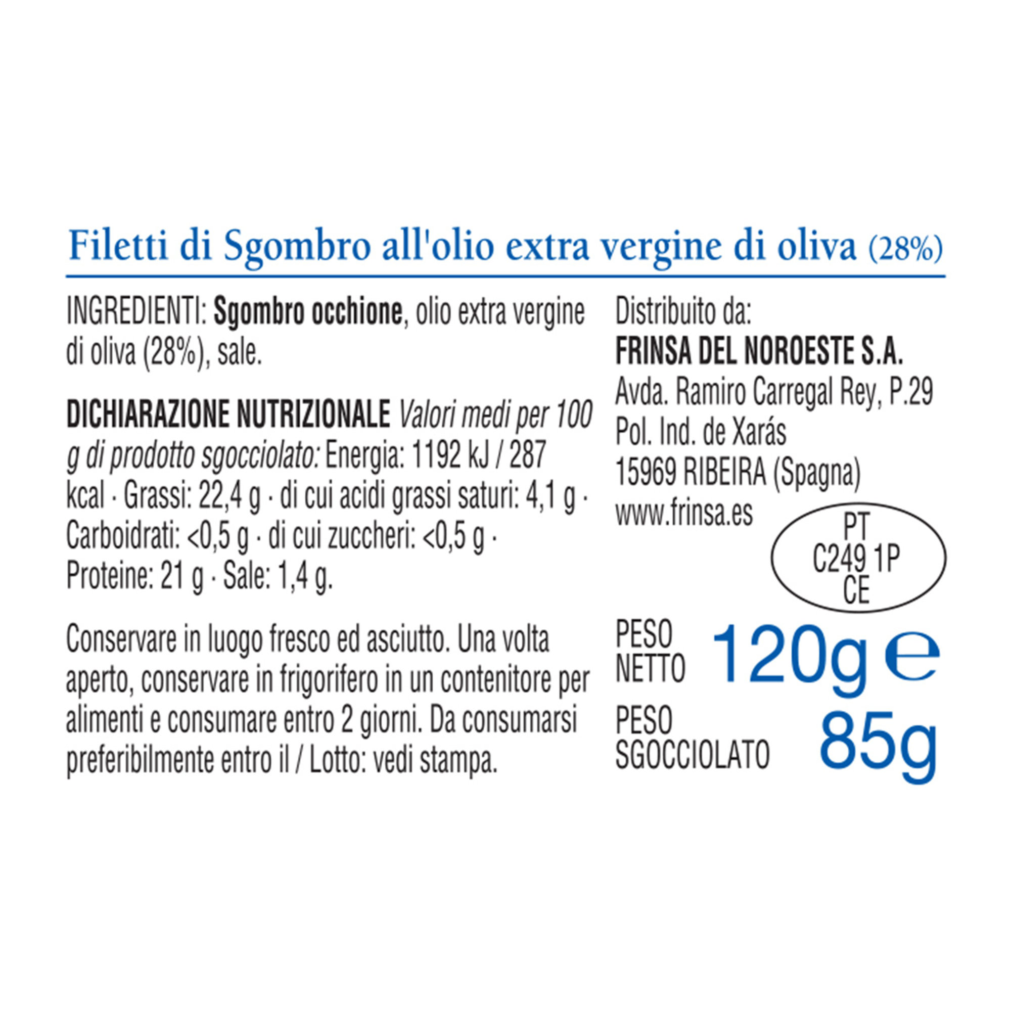 Trousse de dégustation Frinsa La Conservera Frinsa vista11