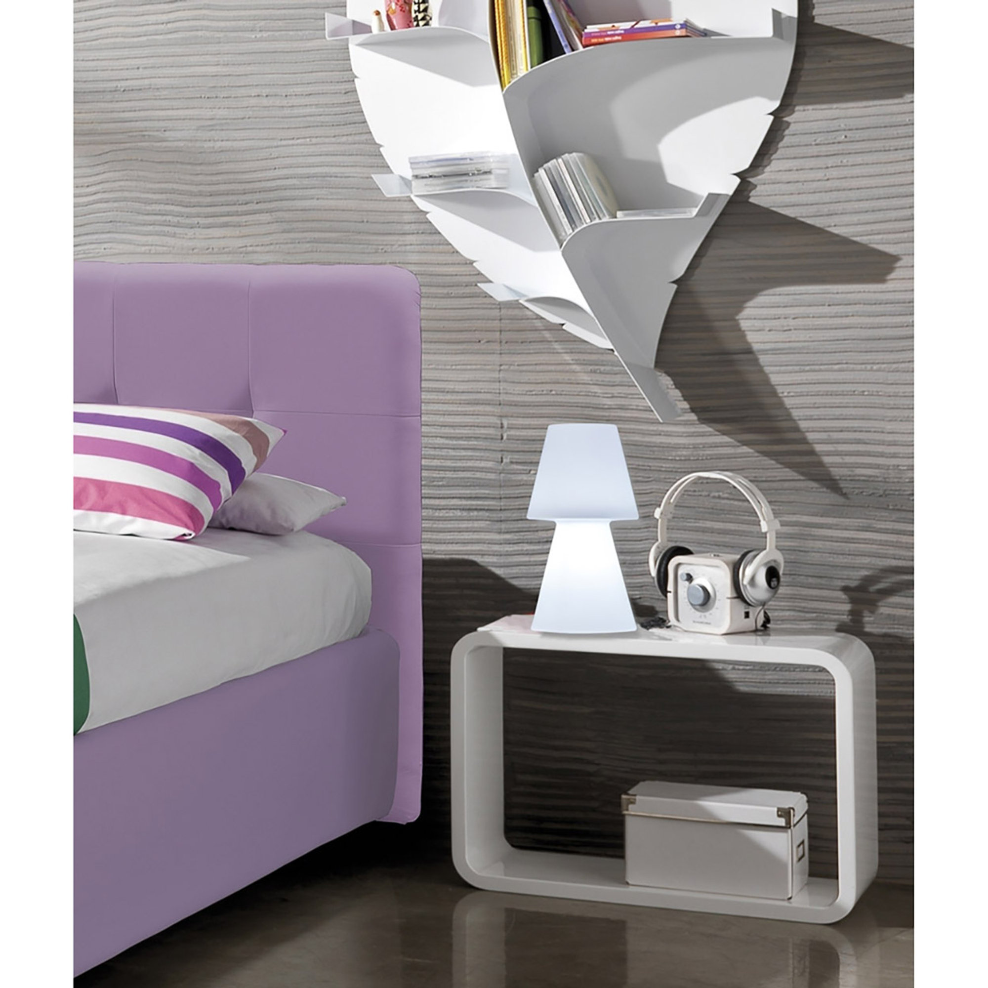 Lámpara de mesa DIVINA 30, blanca Tomasucci illuminazione - Outlet vista2