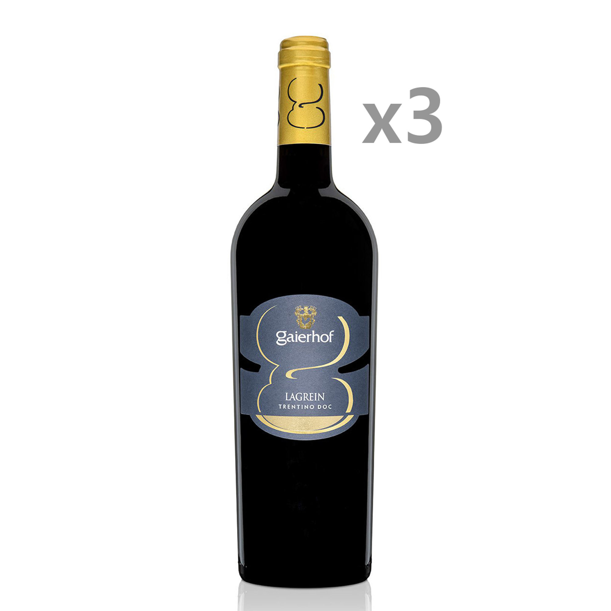 3 bottiglie - Trentino Lagrein Doc 2021 Gaierhof vista0