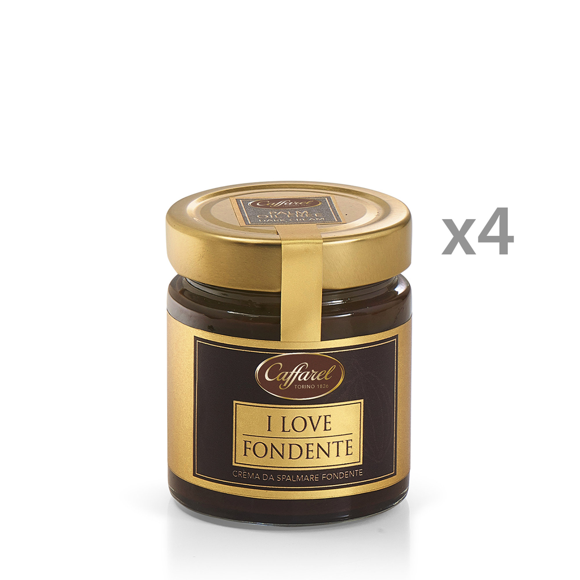 4 vasetti - "I Love Fondente" crema cacao fondente 210 gr Caffarel vista0