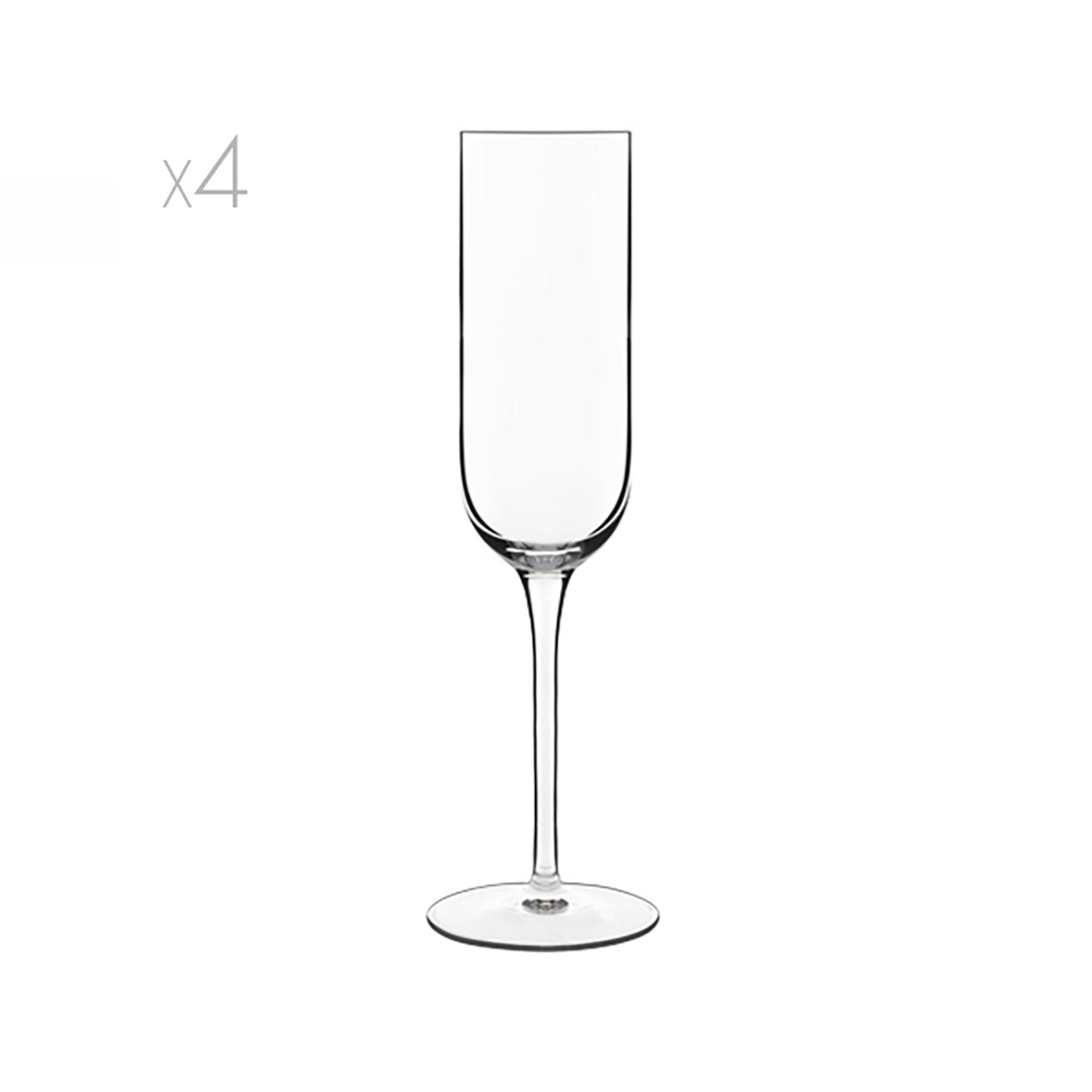 Set 4 Sublime Flute 21 cl Bormioli Luigi vista0