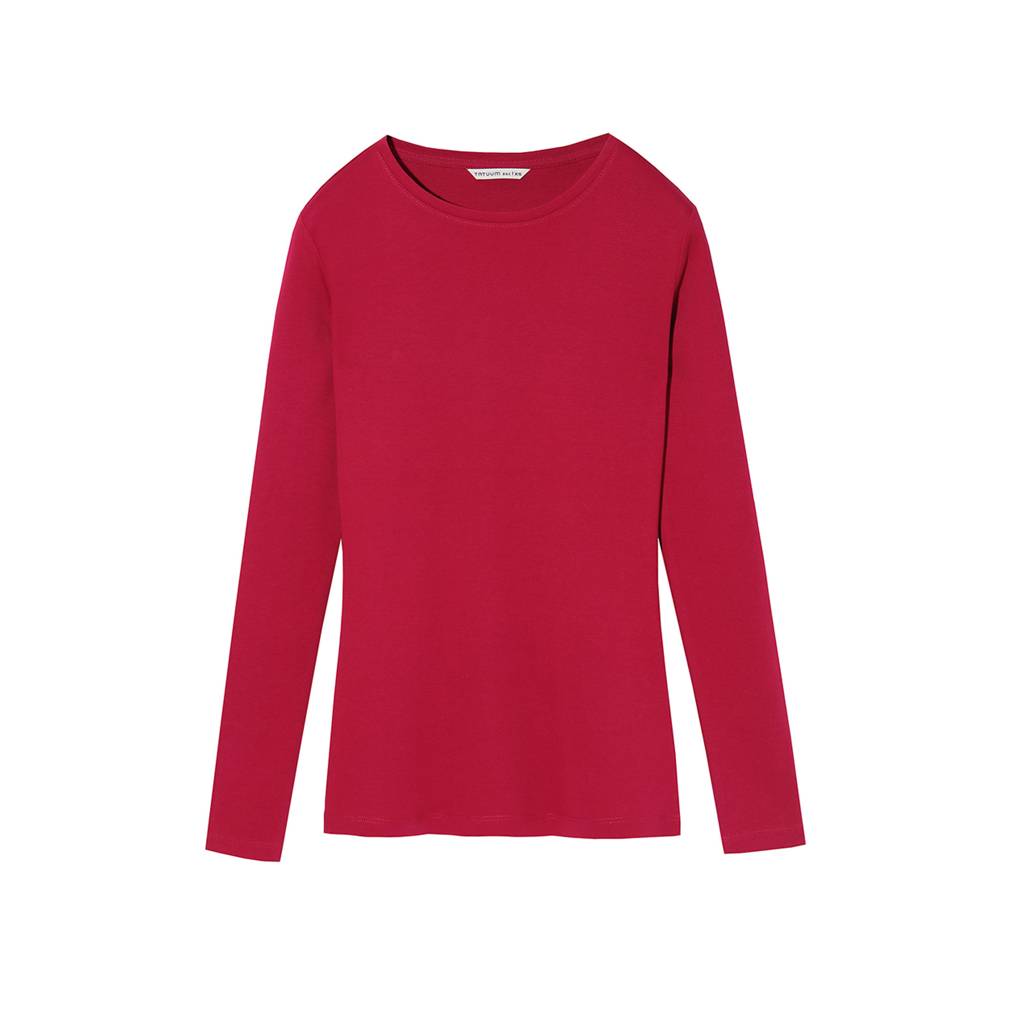 Maglia Basia con scollo rotondo rossa Tatuum vista1