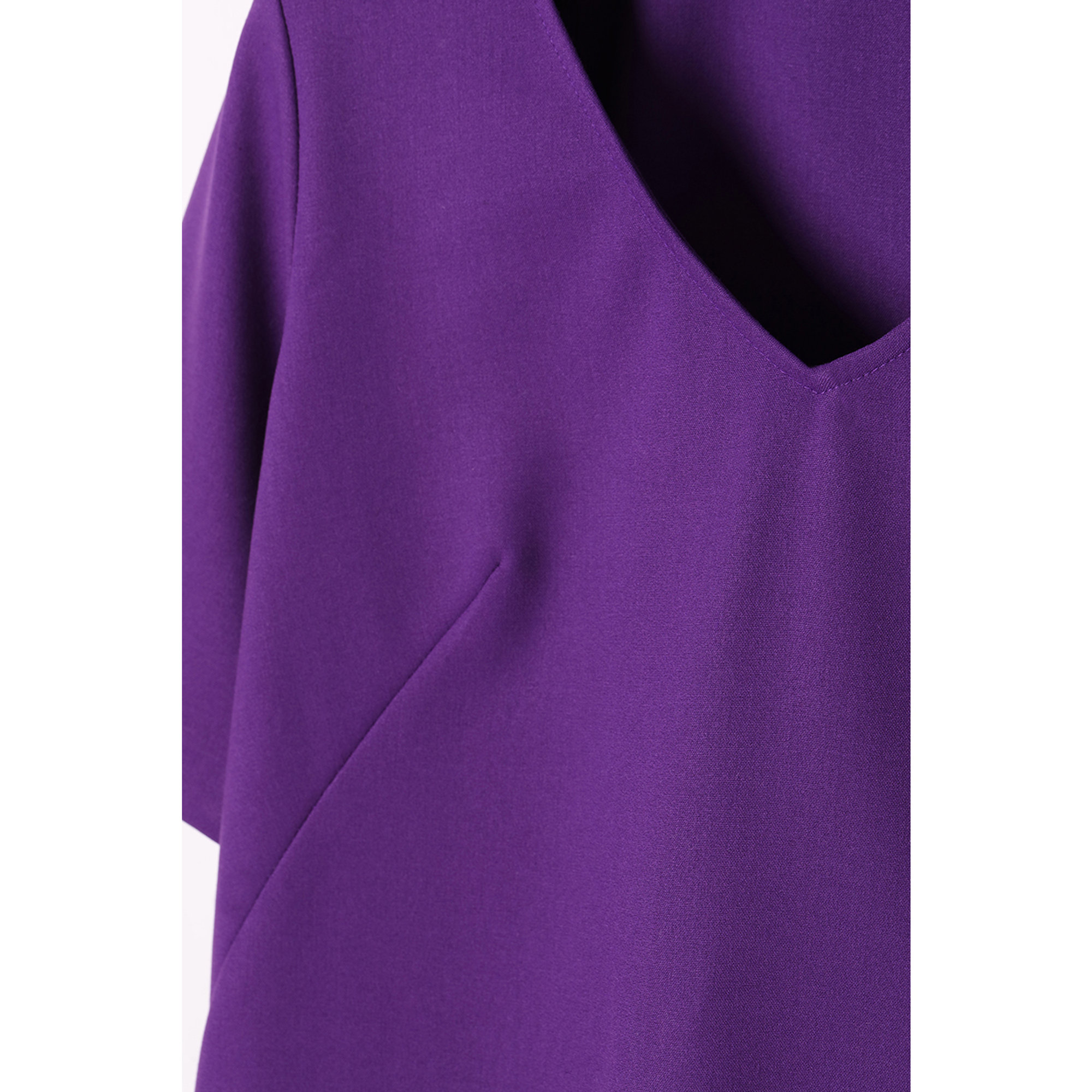 Maglia Amarika a maniche corte e scollo a V viola Tatuum vista4