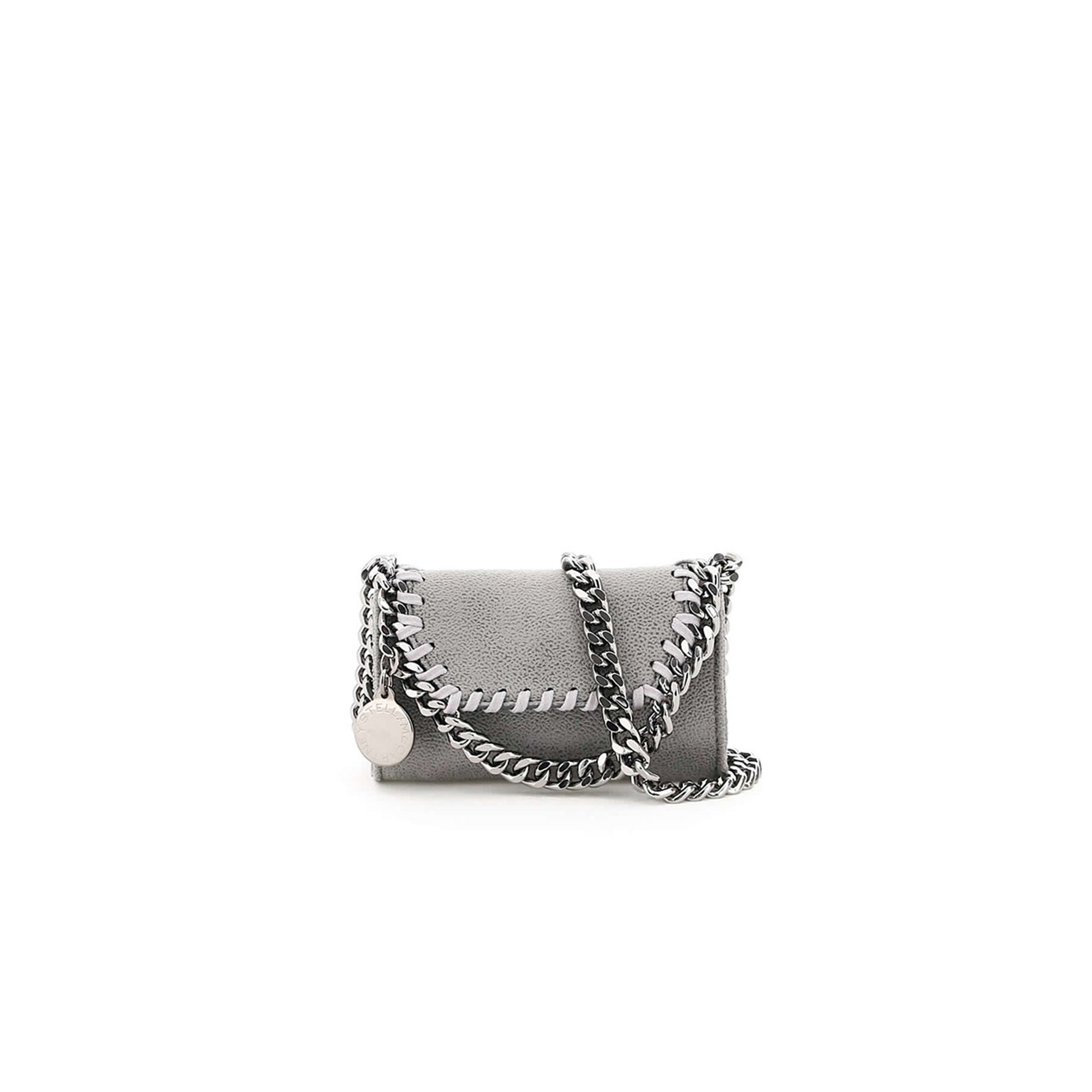 Mini bag Stella McCartney grigio chiaro Stella McCartney vista2