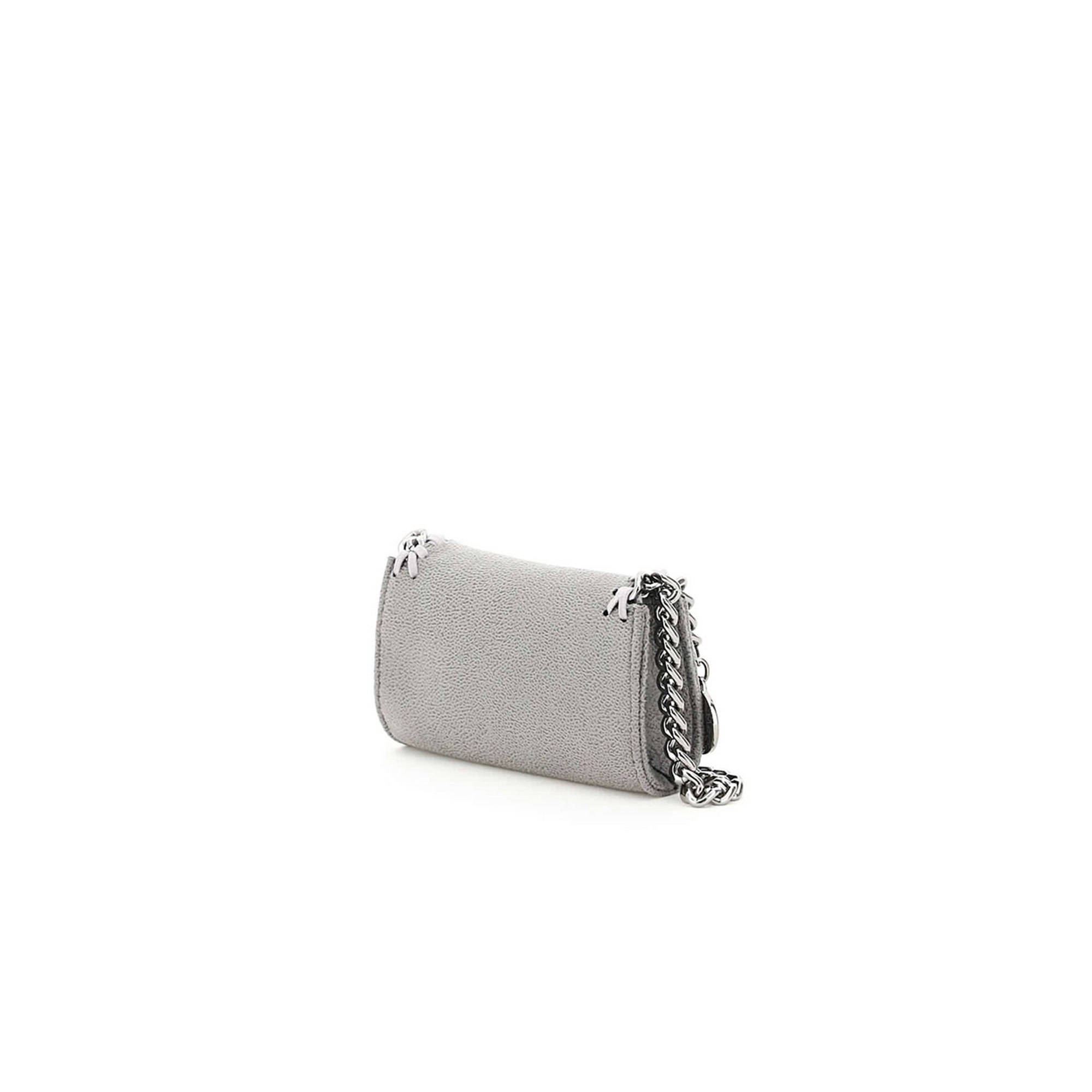 Mini bag Stella McCartney grigio chiaro Stella McCartney vista3
