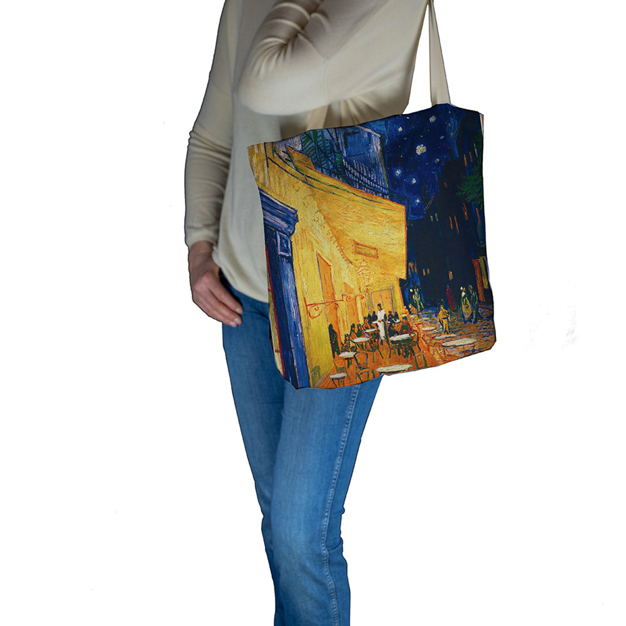 Borsa-shopper - VAN GOGH - Caffe ad Arles TeleD'Autore vista2
