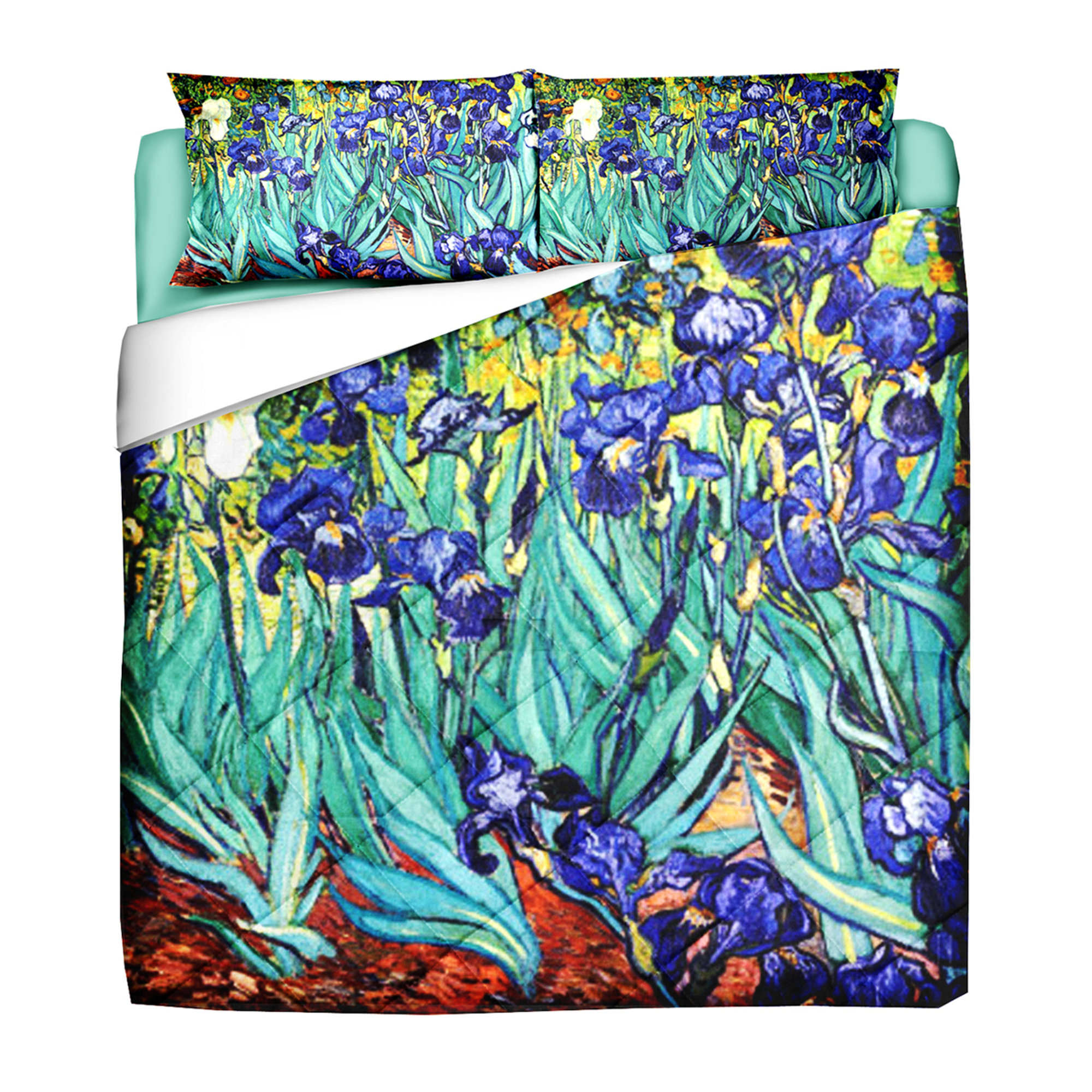 Quilt - VAN GOGH - Iris TeleD'Autore vista0