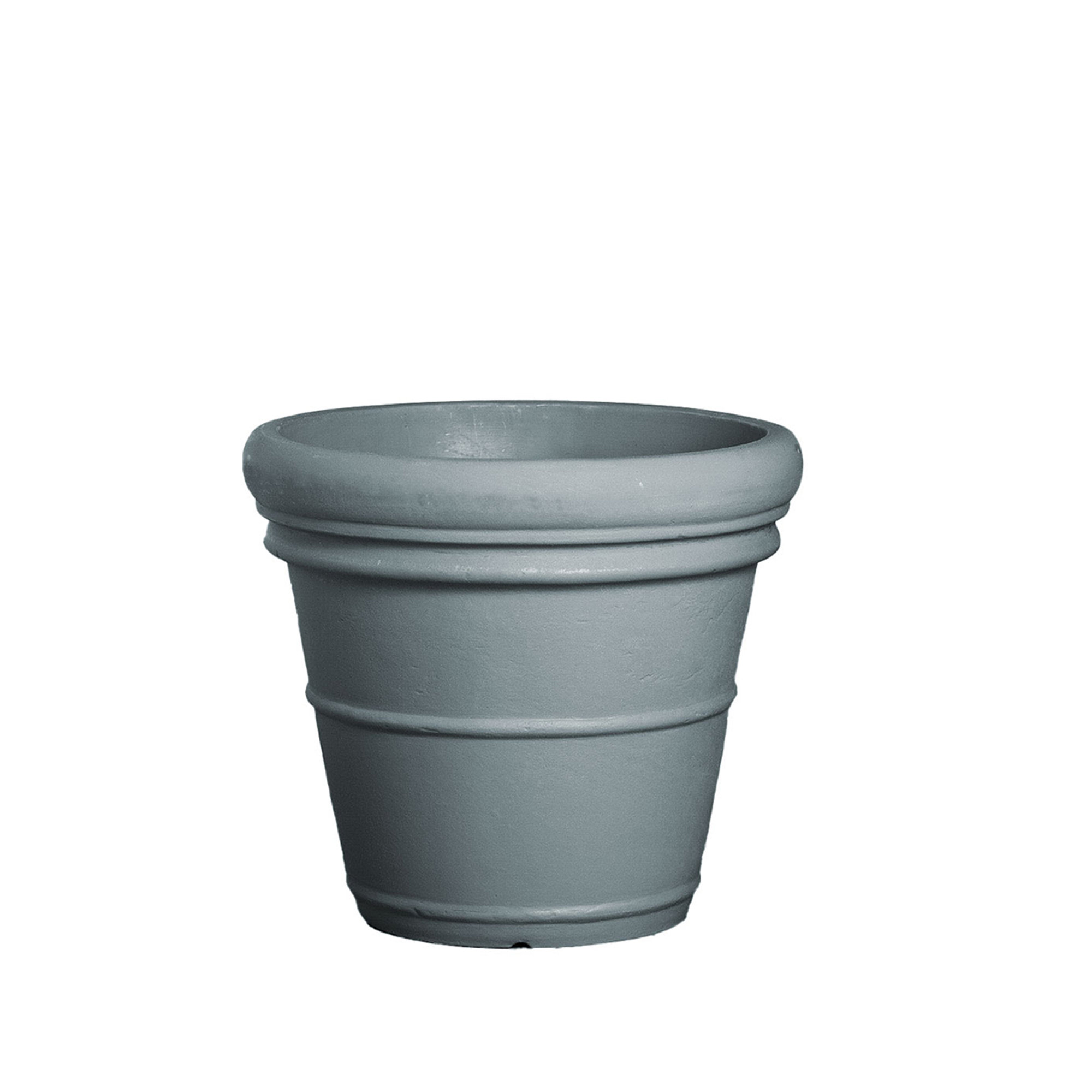 Vaso neoclassic doppio bordo, colore azzurro di provenza Serralunga vista0