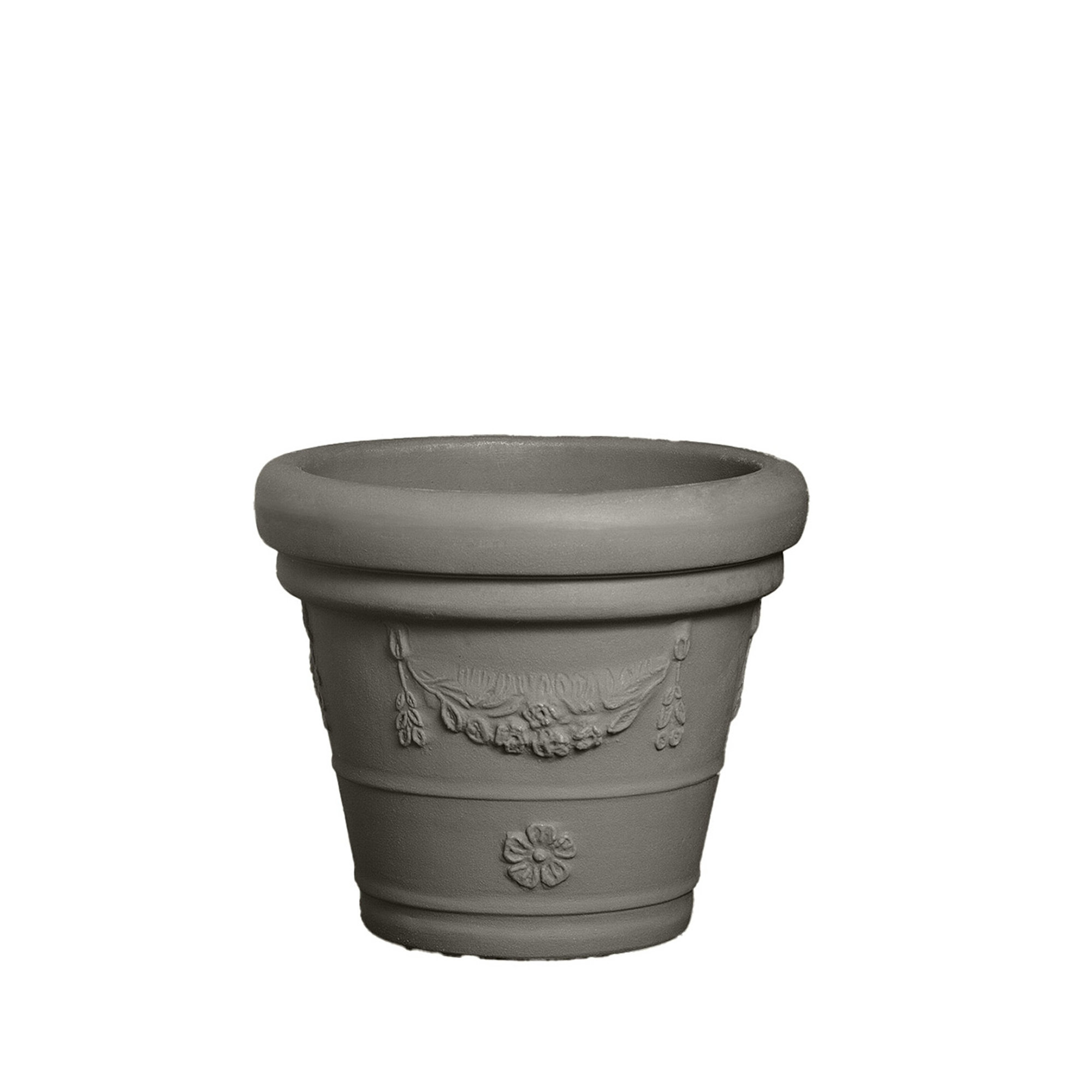 Vaso festonato Ø50, colore pietra delle dolomiti Serralunga vista0
