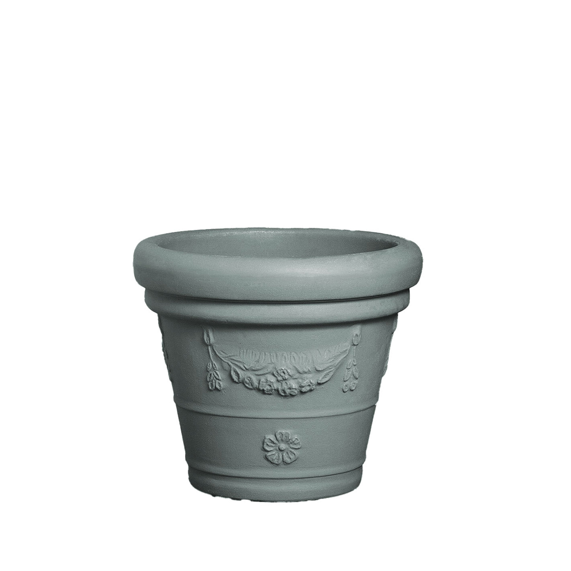 Vaso festonato Ø65, colore azzurro di provenza Serralunga vista0