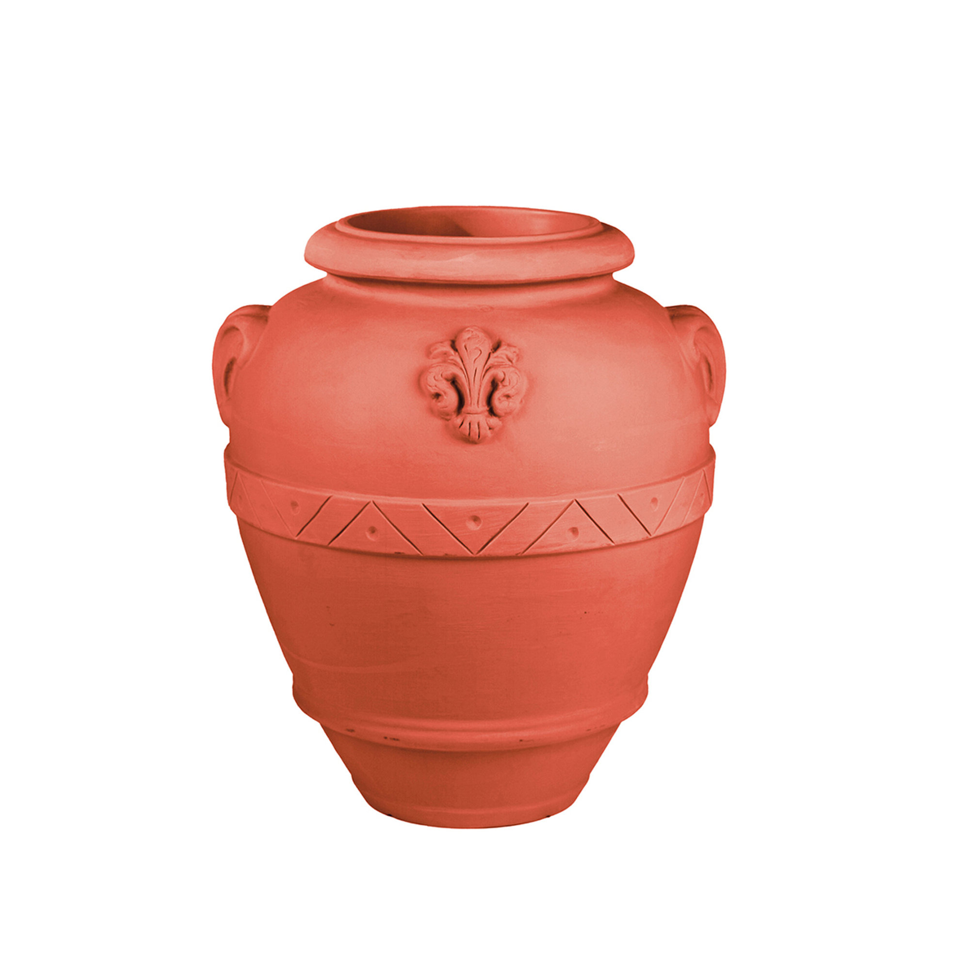 Vaso orcio, colore corallo Serralunga vista0