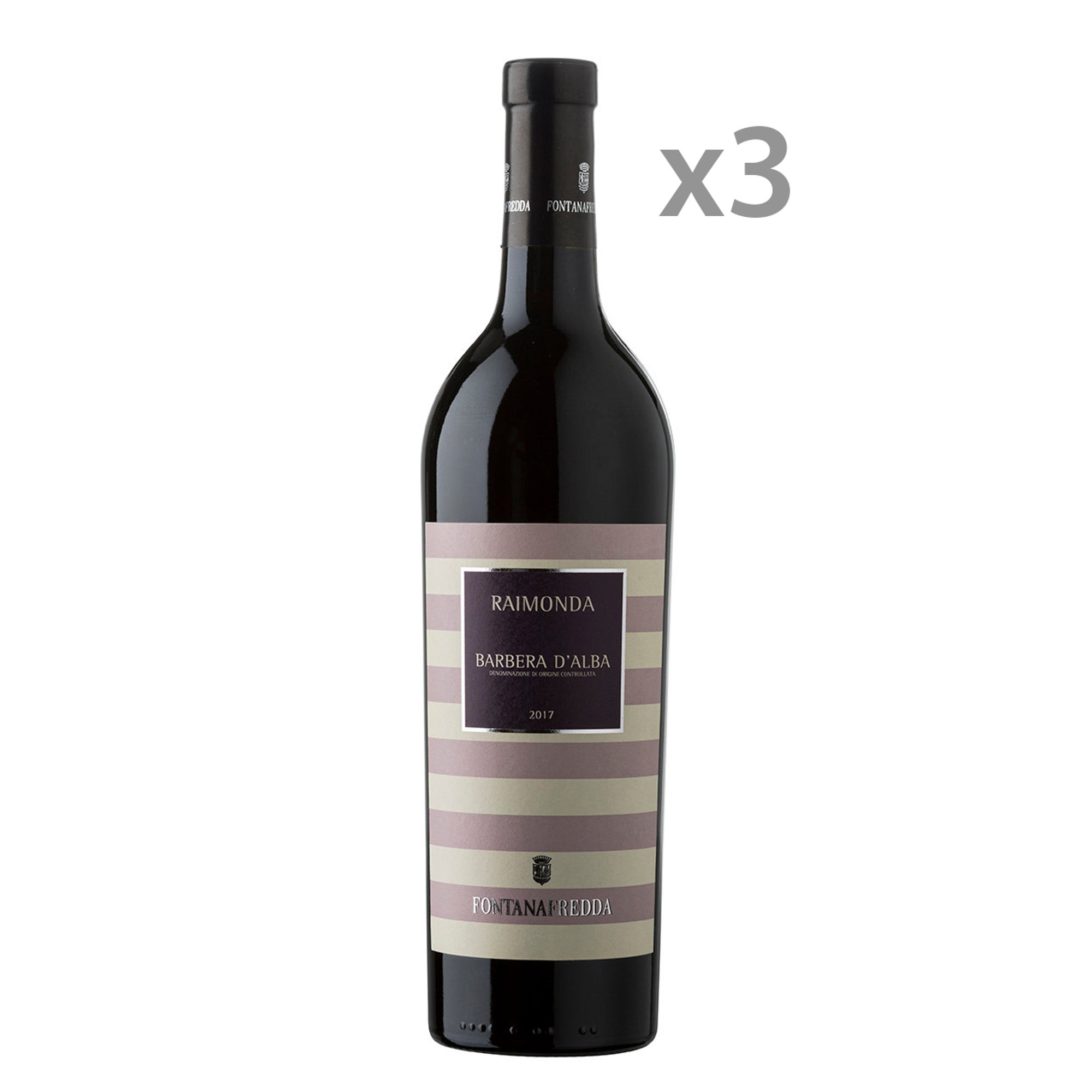 3 bottiglie - Barbera d'Alba DOC Raimonda 2019 Fontanafredda vista0