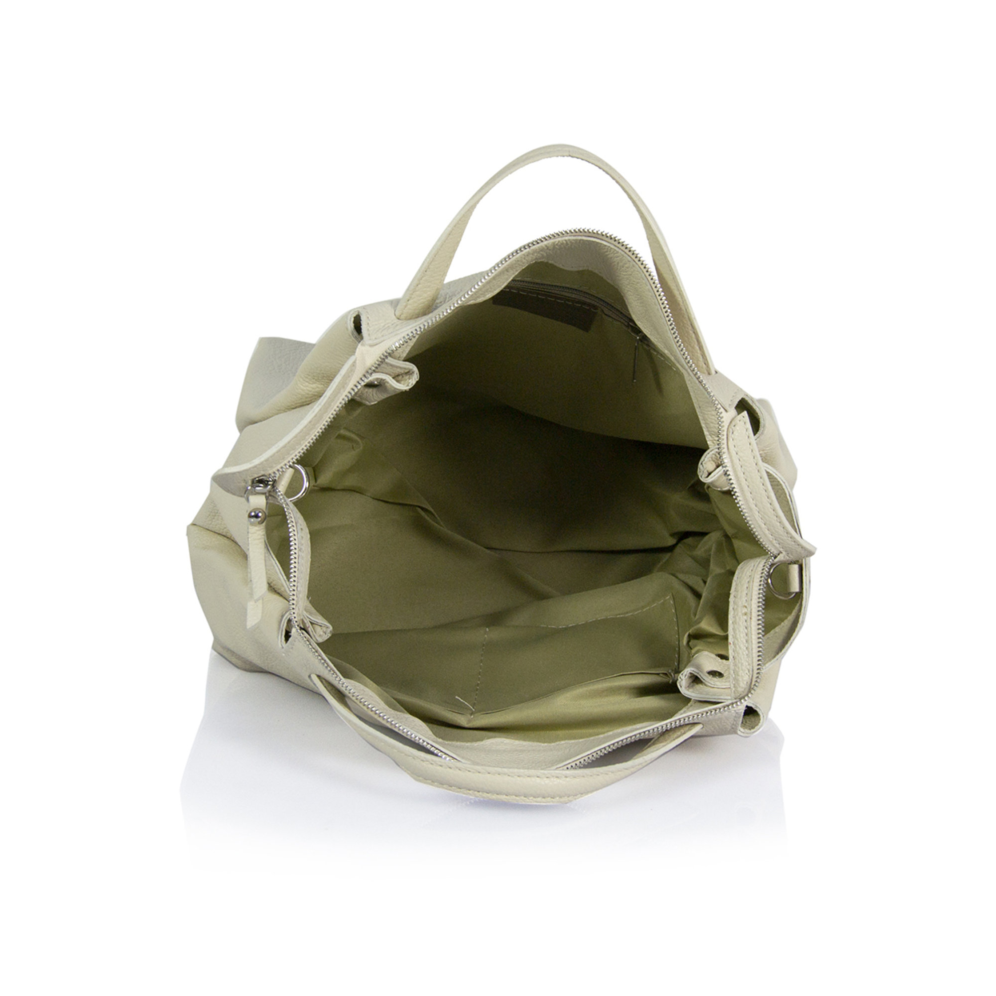 Borsa a mano con tracolla removibile beige Florence Bags Obsoleto vista1
