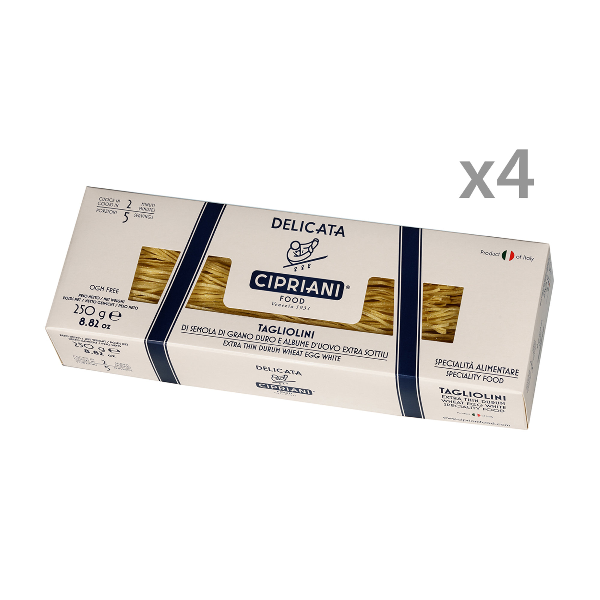 4 confezioni - Tagliolini "Linea Delicata" 250 gr Cipriani-22 vista0