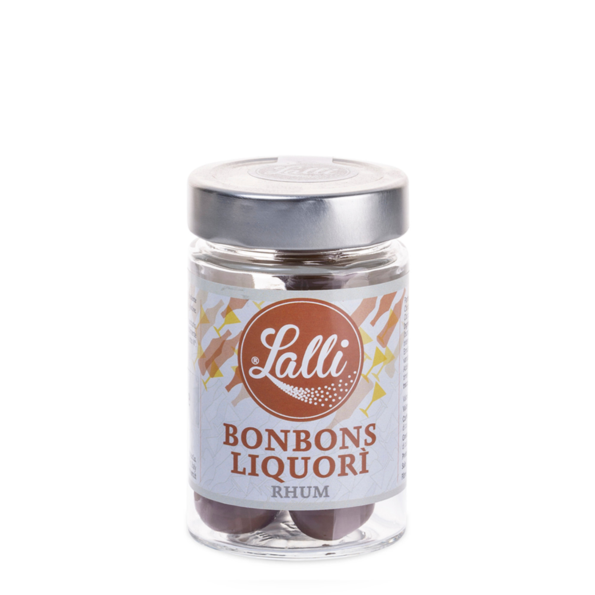 4 bombones surtidos de 90 gr: Ron - Limoncello - Café anís - Brandy Lalli vista1
