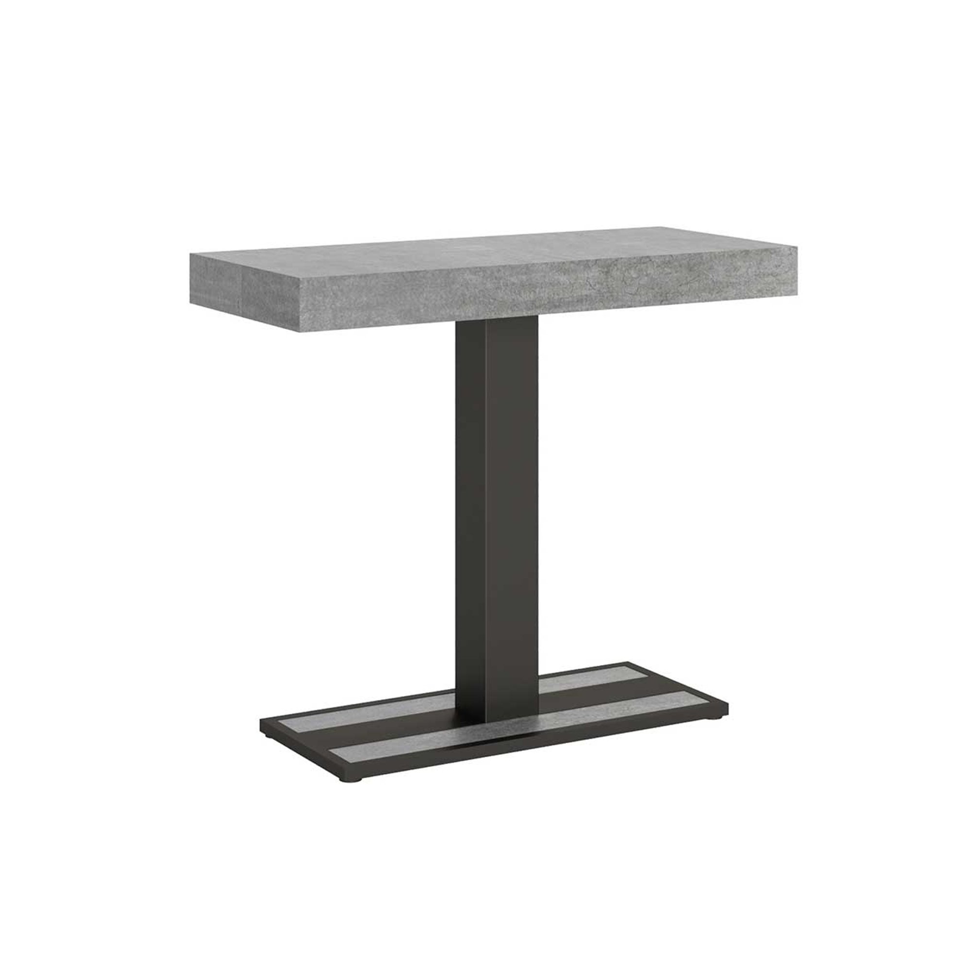 Consolle allungabile Capital 40/300, cemento/antracite Consolle allungabili vista0