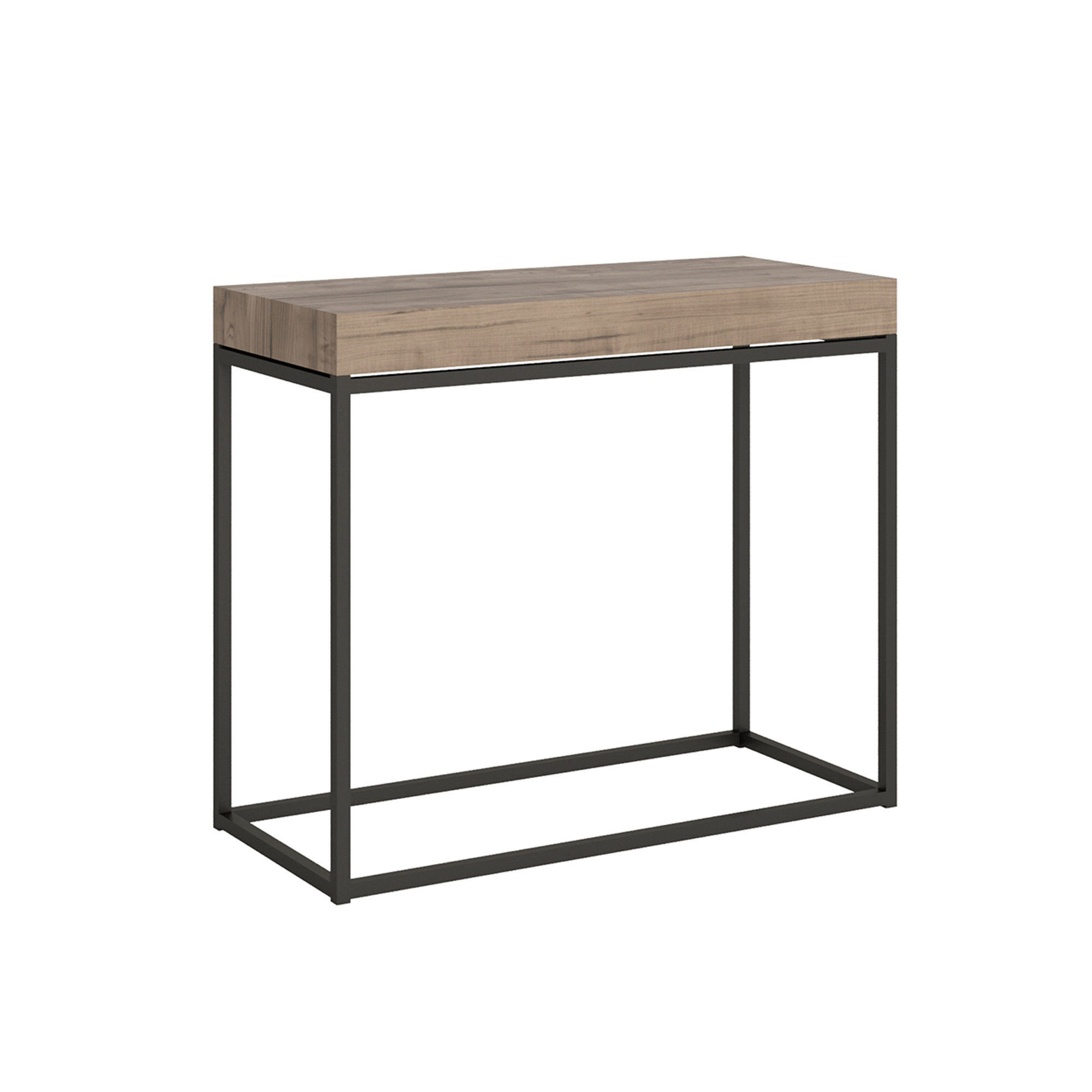 Consolle allungabile Nordica 40/300, rovere natura/antracite Consolle allungabili vista0