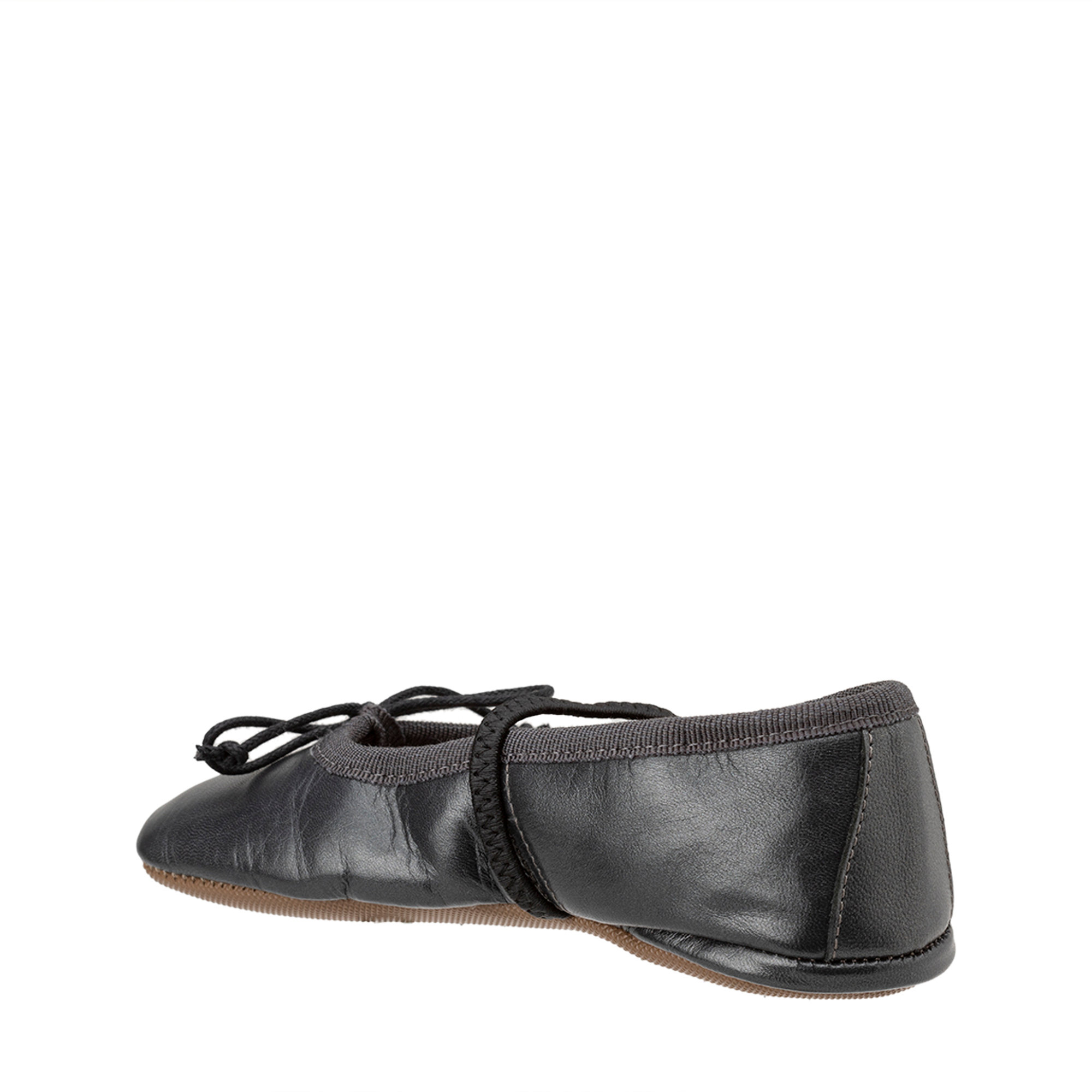 Ballerine antracite perlato Pepè shoes vista2