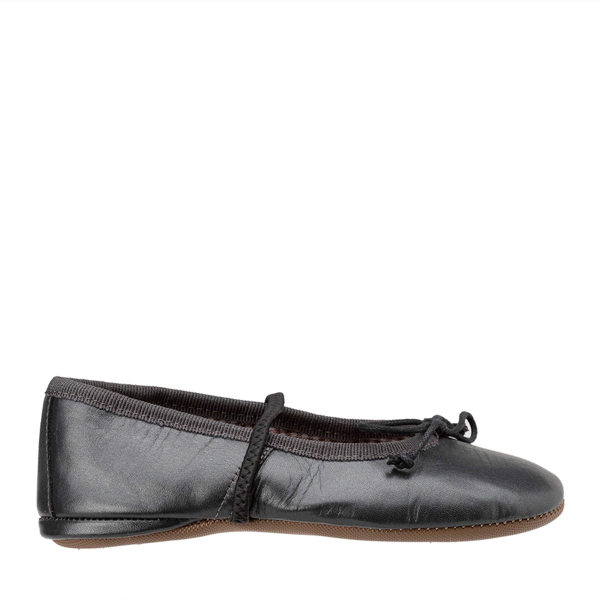 Ballerine antracite perlato Pepè shoes vista0